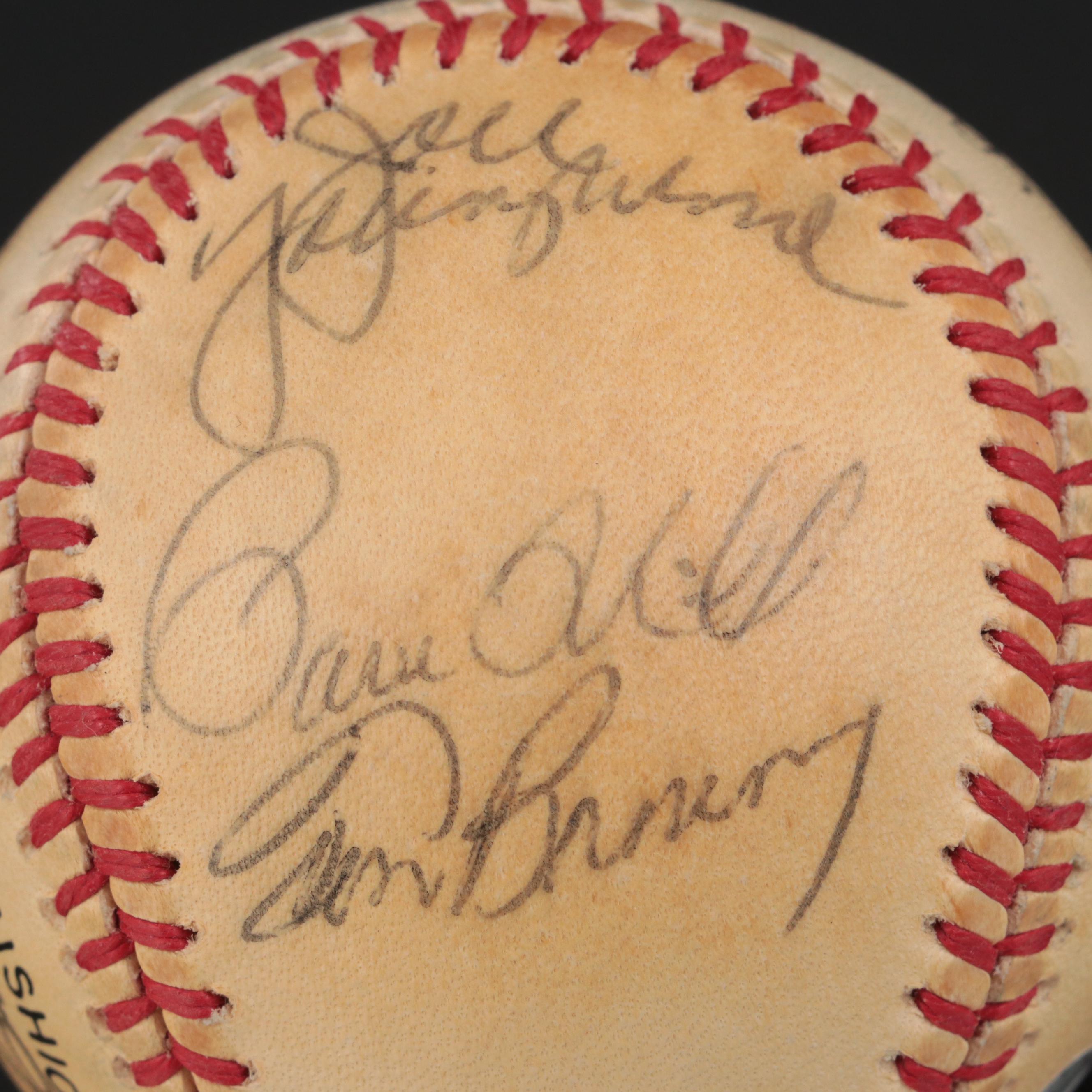 1989 Cincinnati Reds Nuxhall, Larkin, Davis, O'Neill, Others Team Signed Ball