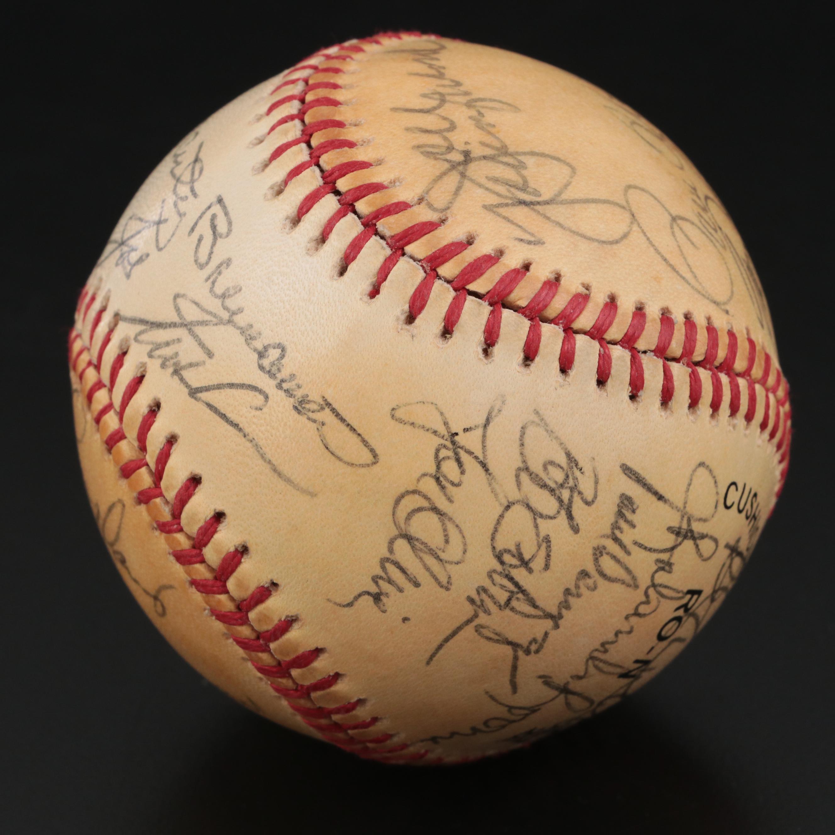 1989 Cincinnati Reds Nuxhall, Larkin, Davis, O'Neill, Others Team Signed Ball