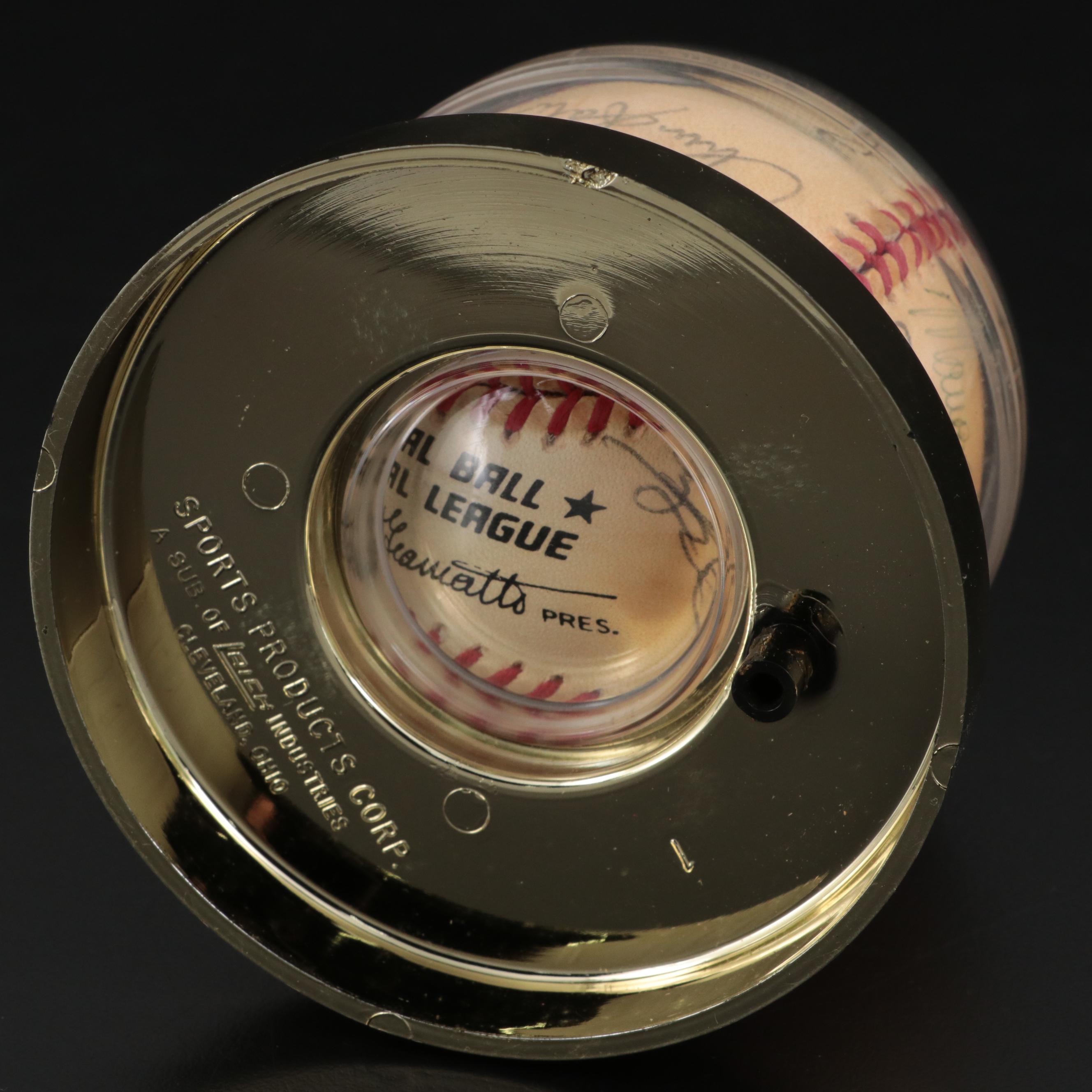 1989 Cincinnati Reds Nuxhall, Larkin, Davis, O'Neill, Others Team Signed Ball