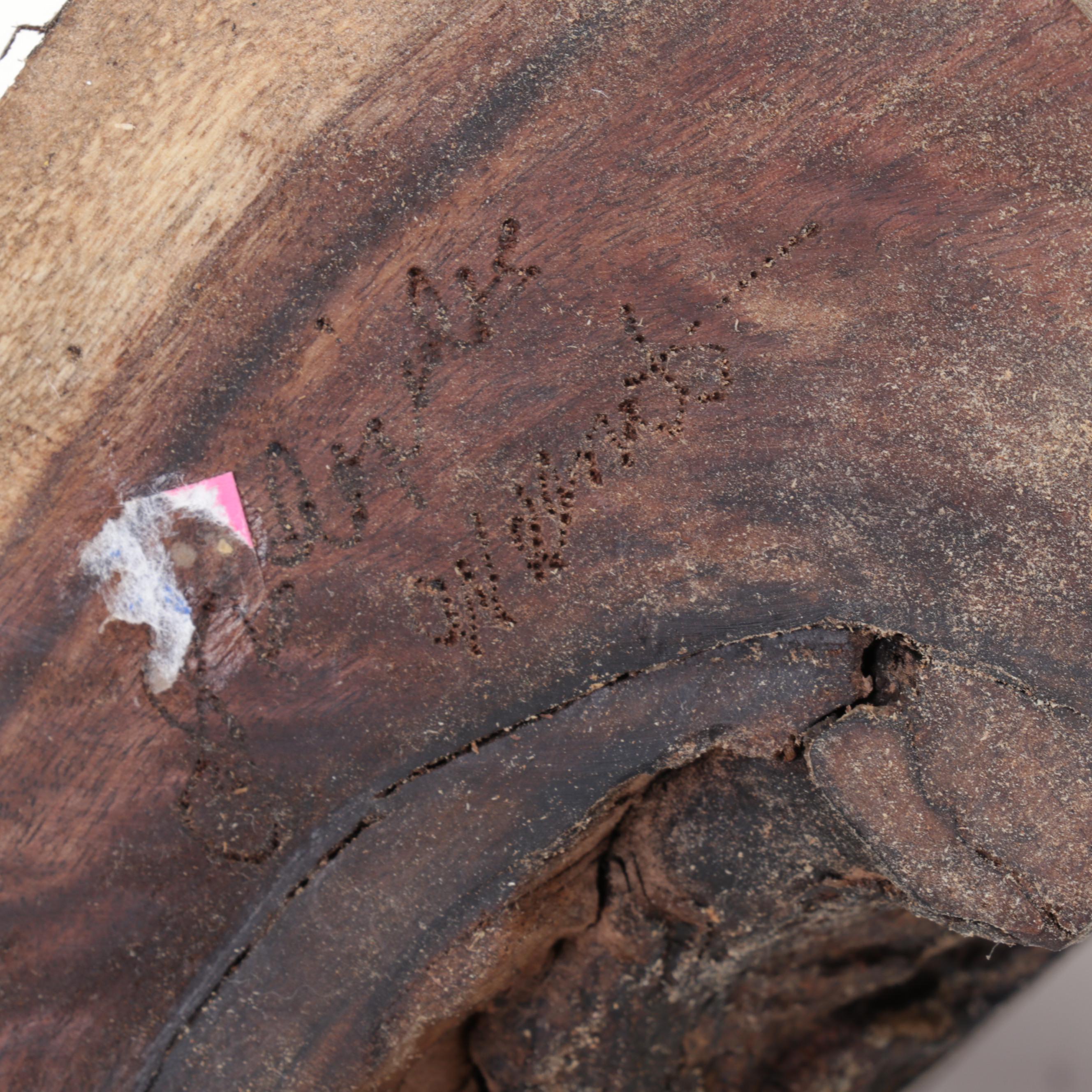 Jim Eliopulos Turned Box Elder Wood Bowls and Walnut Dolphin Sculpture