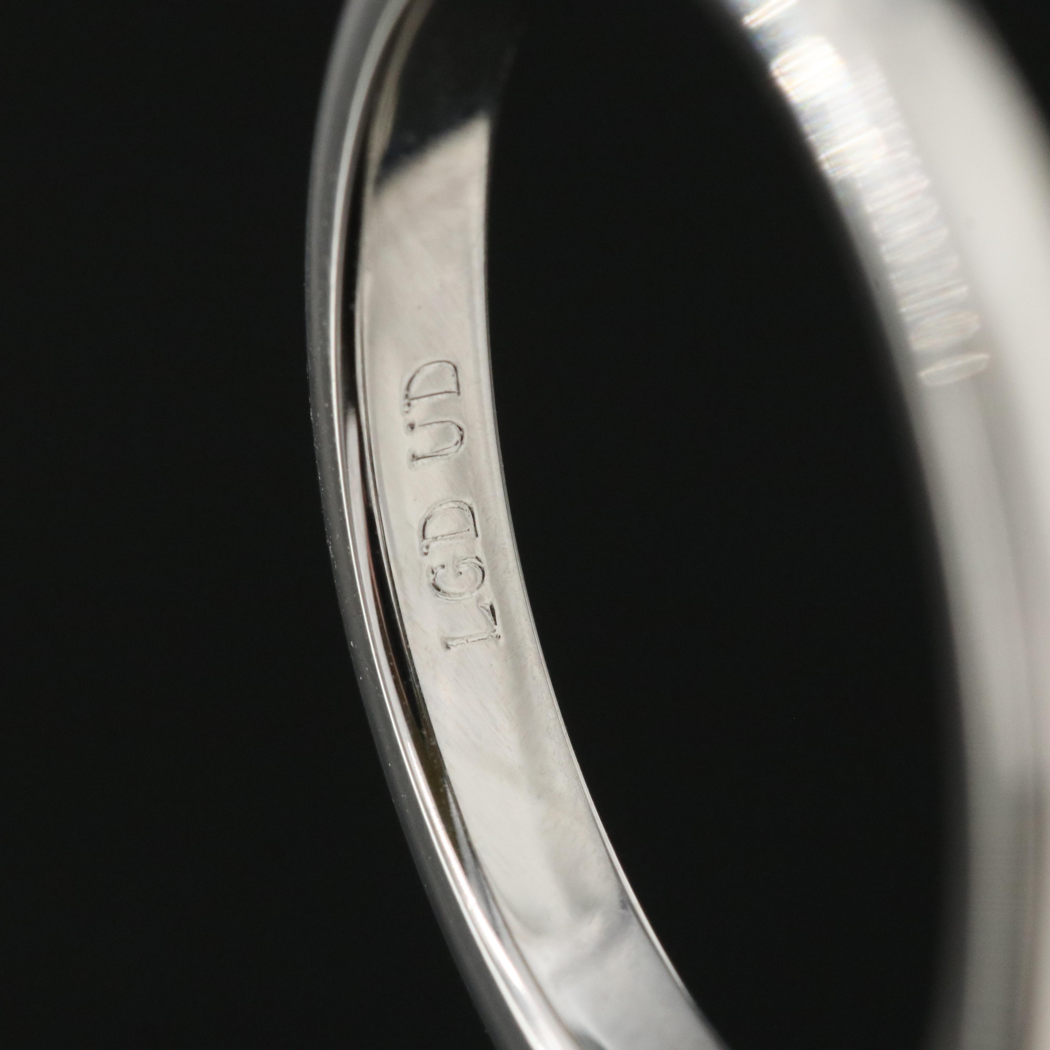 Platinum 2.40 CT Lab Grown Diamond Solitaire Ring