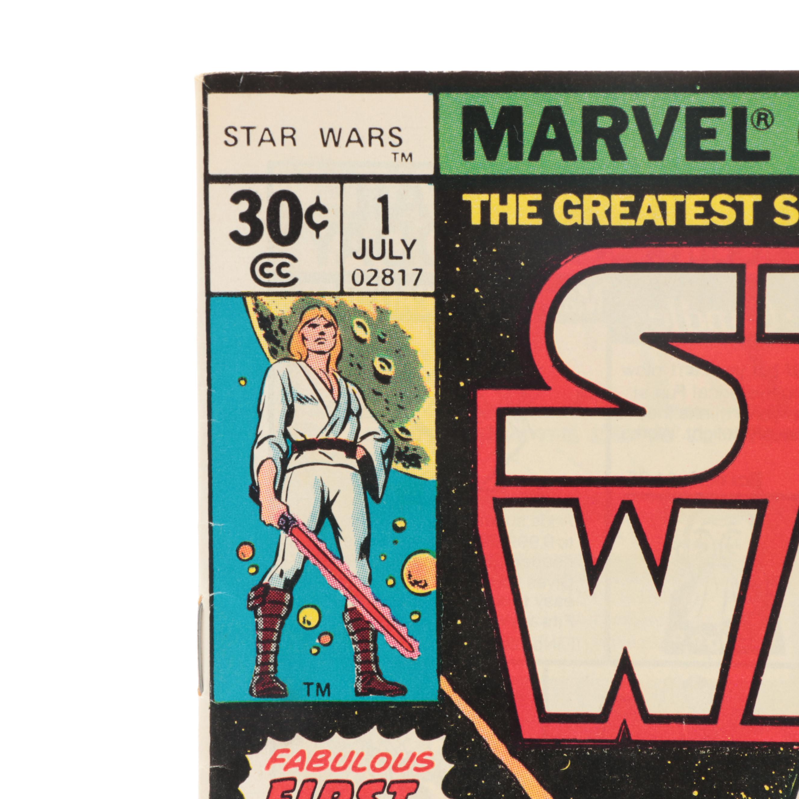 Marvel Bronze Age Star Wars #1 First Appearance of Luke Skywalker Comic Book