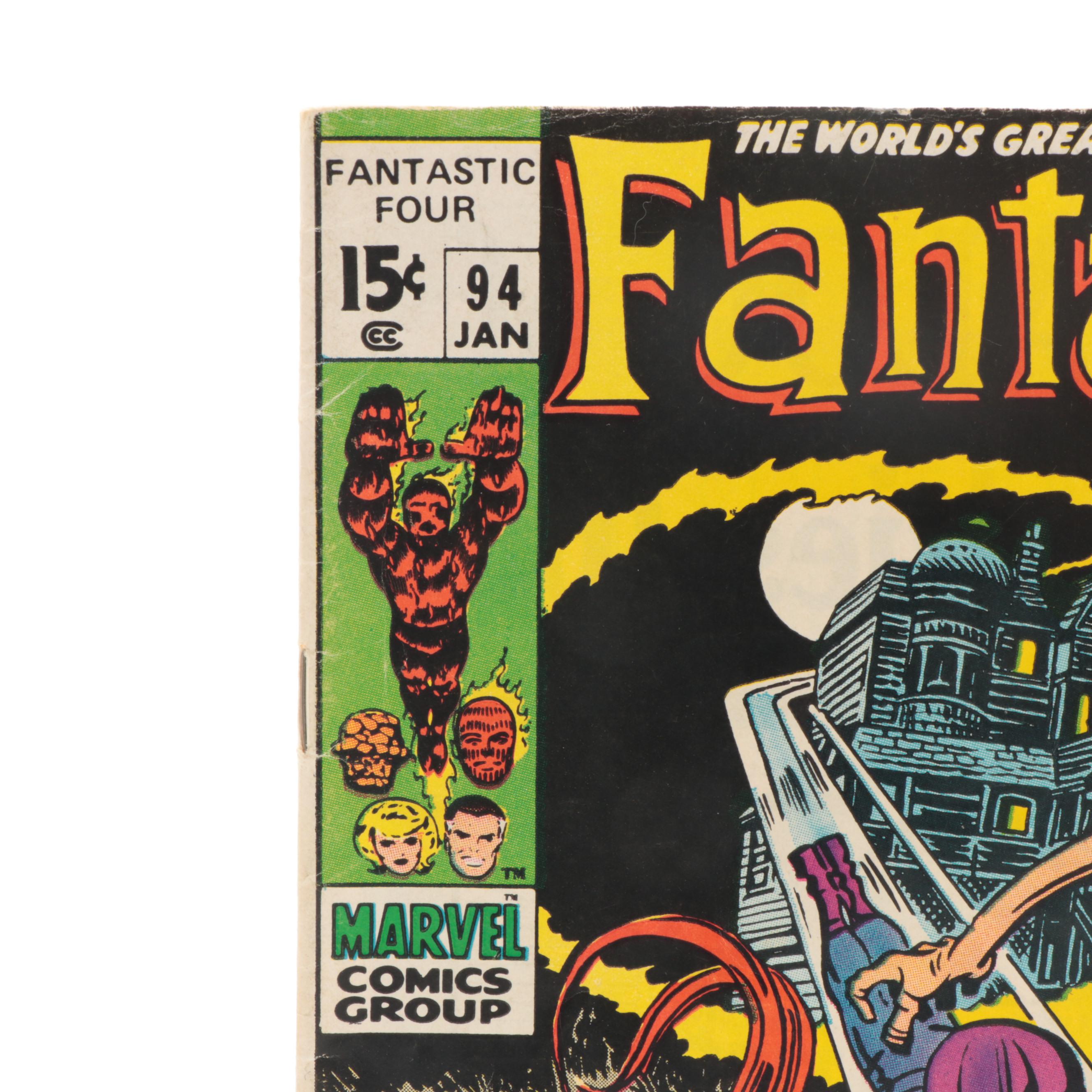 Marvel Silver Age Fantastic Four #94 First Appearance of Ebony Comic Book