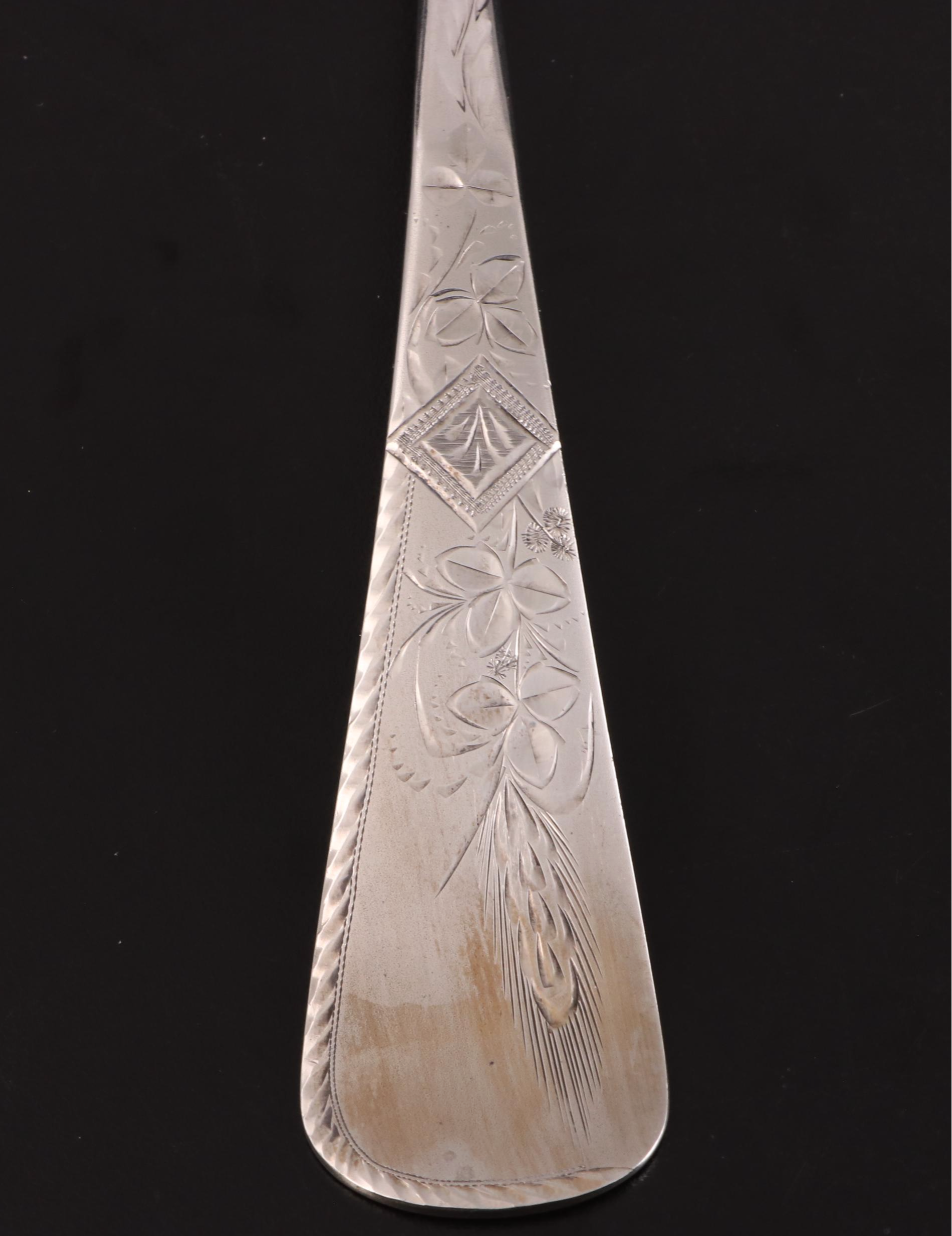 Tiffany & Co. "Japanese" and W. K. Vanderslice Sterling Silver Ladles