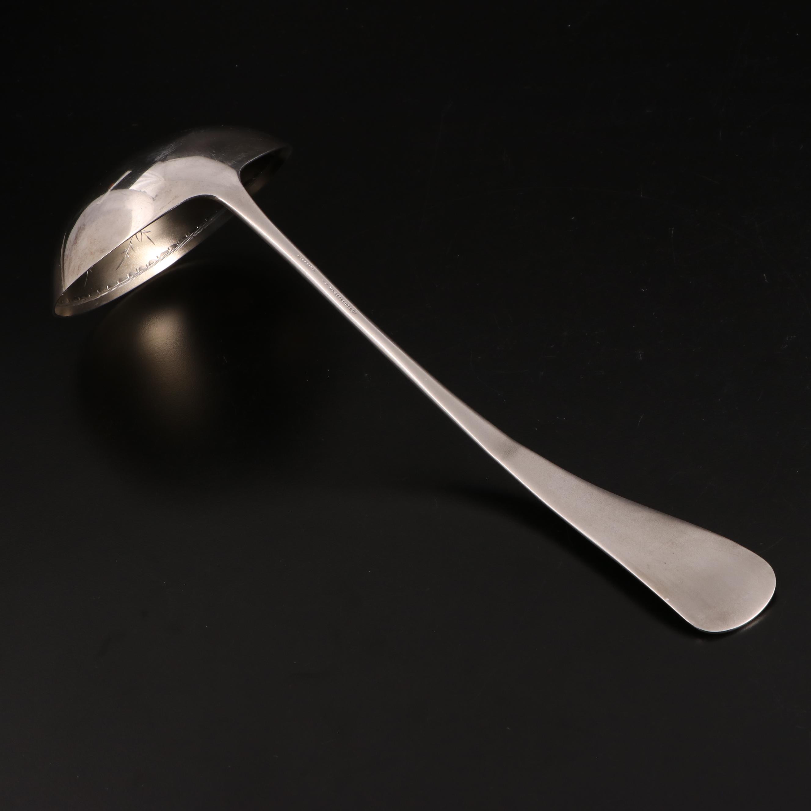 Tiffany & Co. "Japanese" and W. K. Vanderslice Sterling Silver Ladles