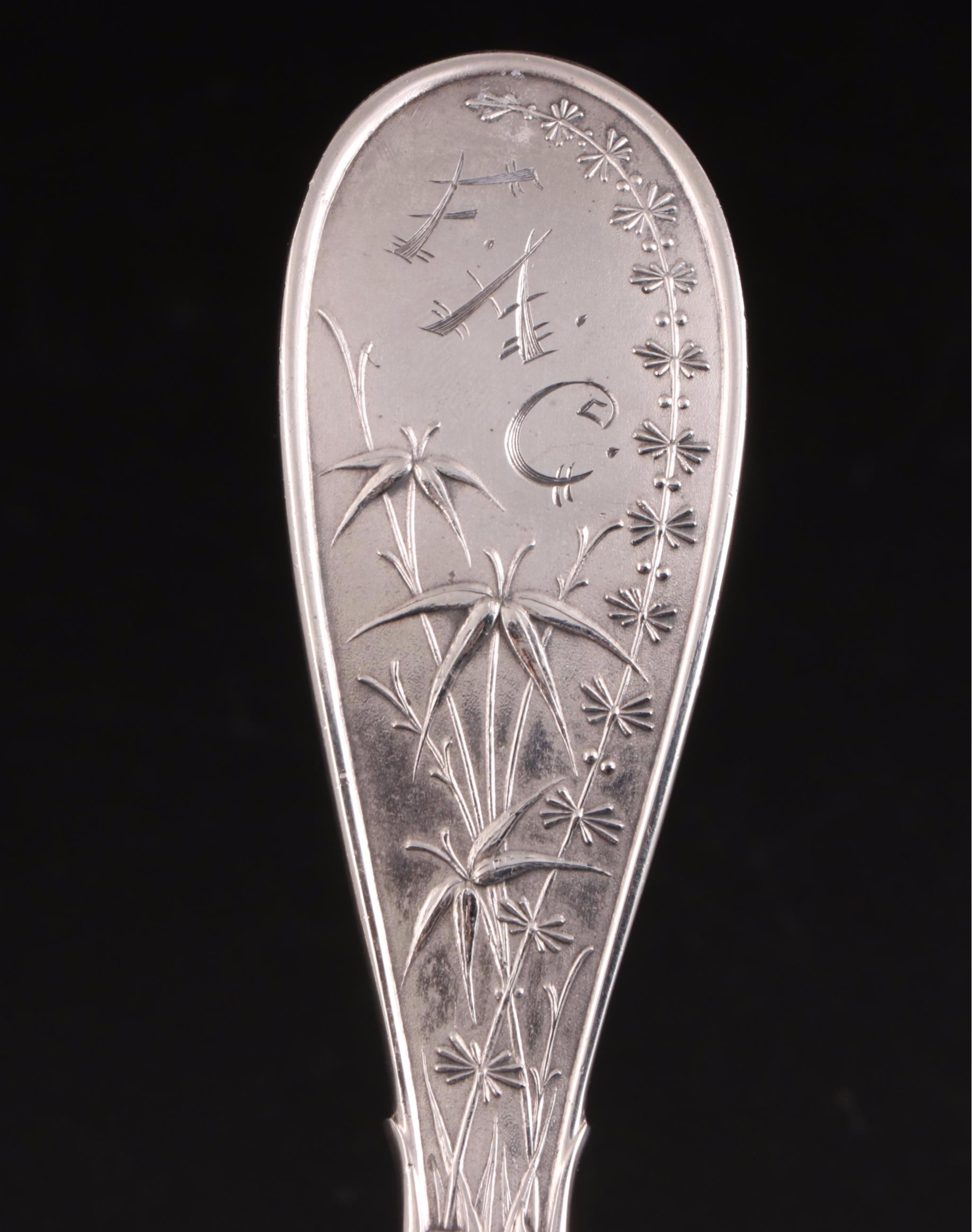 Tiffany & Co. "Japanese" and W. K. Vanderslice Sterling Silver Ladles