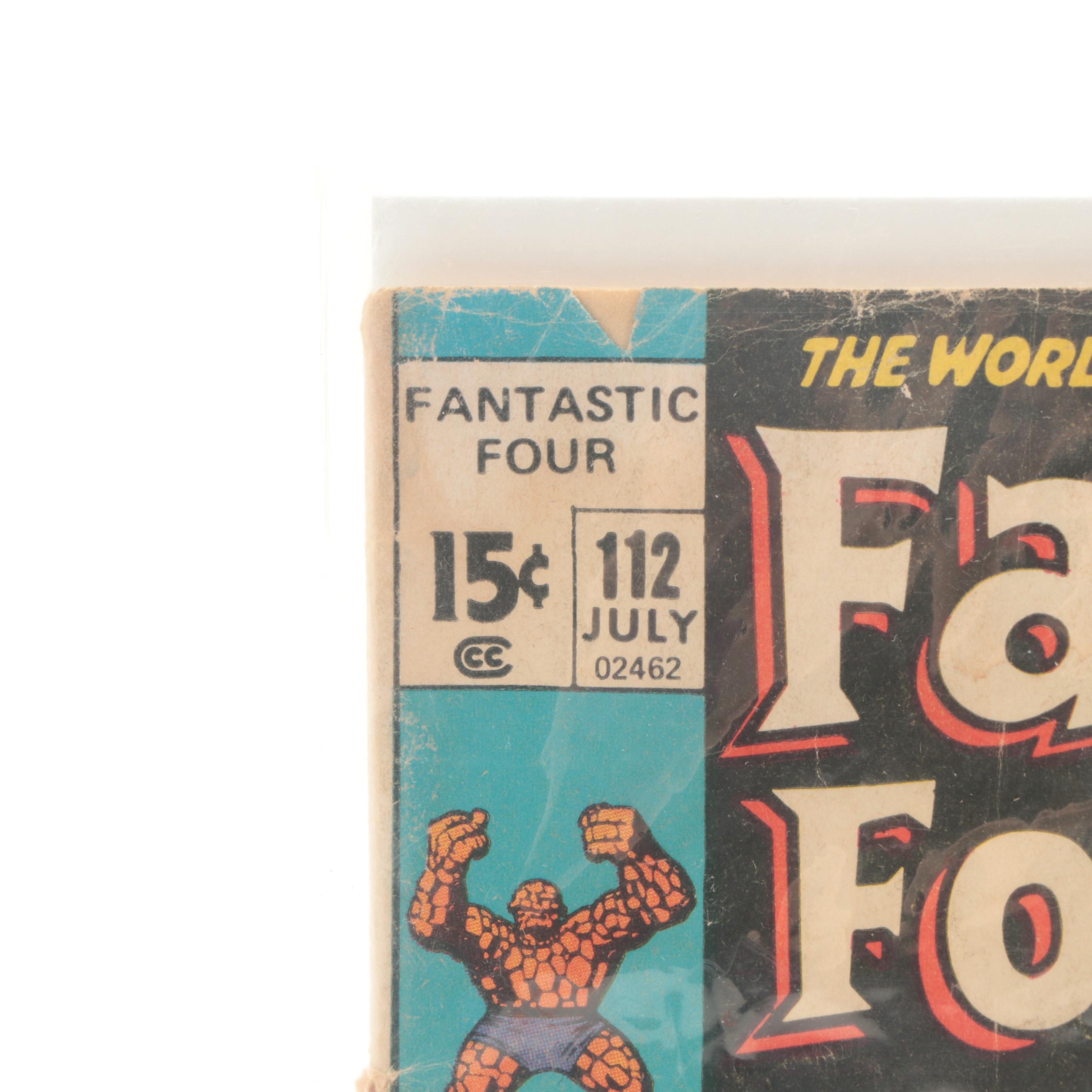 Marvel Bronze Age Fantastic Four #112 2nd Hulk vs. Thing Appearance Comic Book