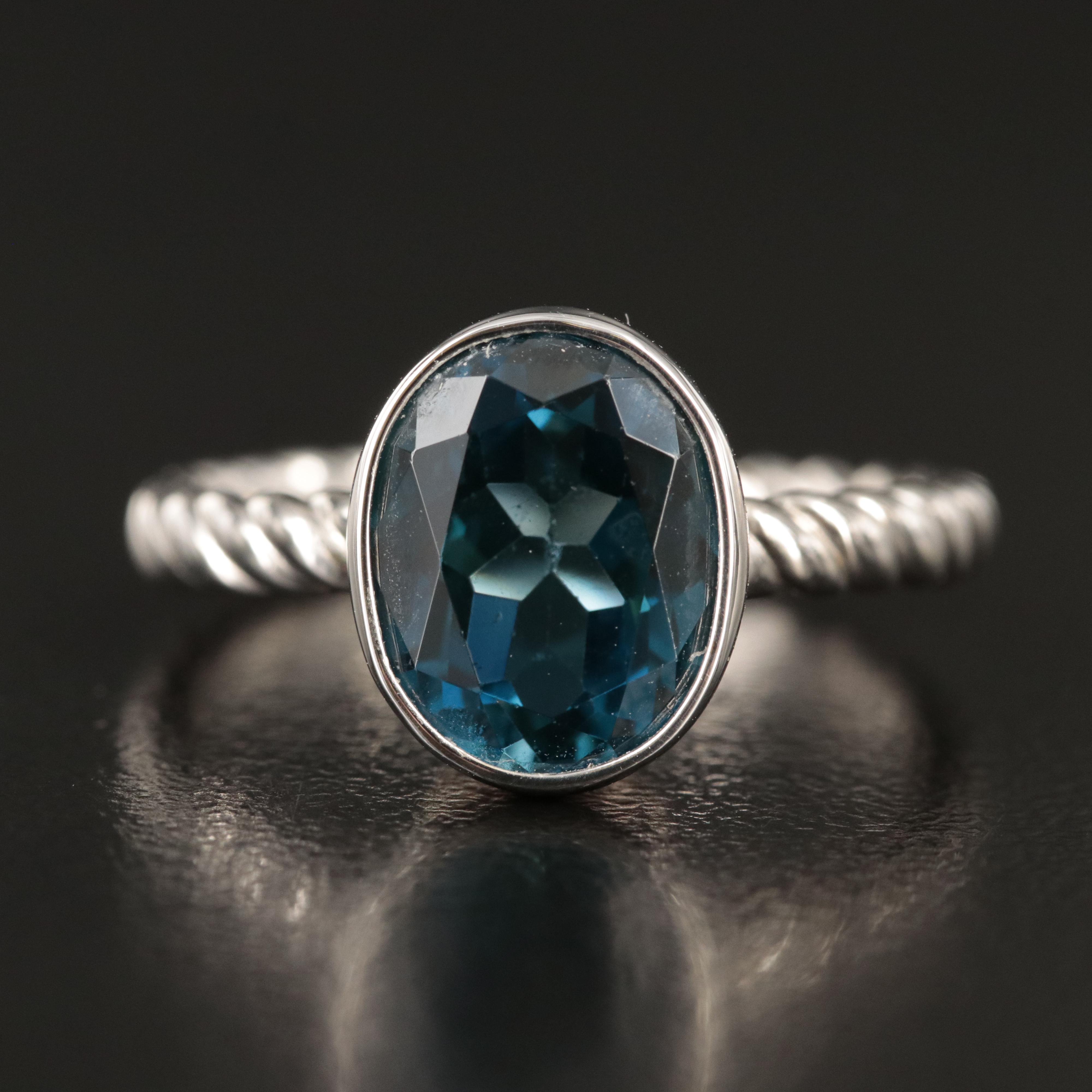 14K London Blue Topaz Ring
