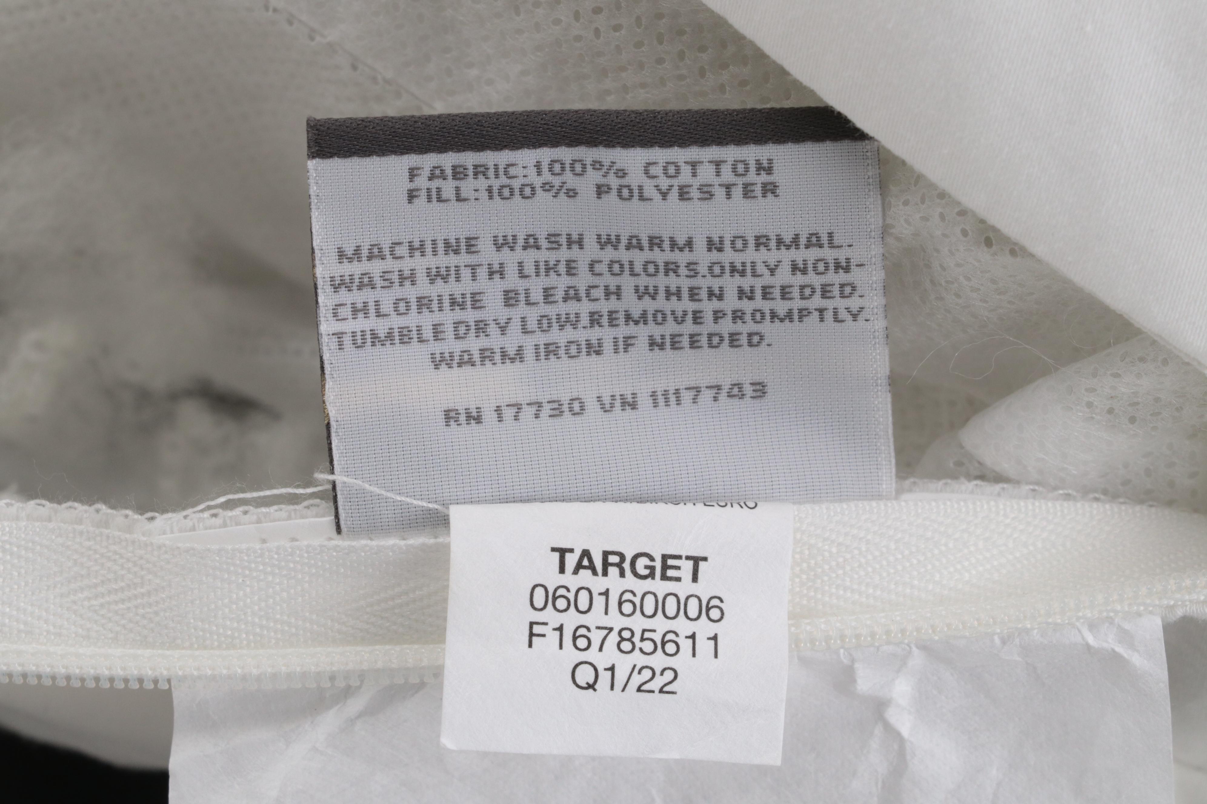 Three Threshold Signature Birch Border Euro Bed Pillows