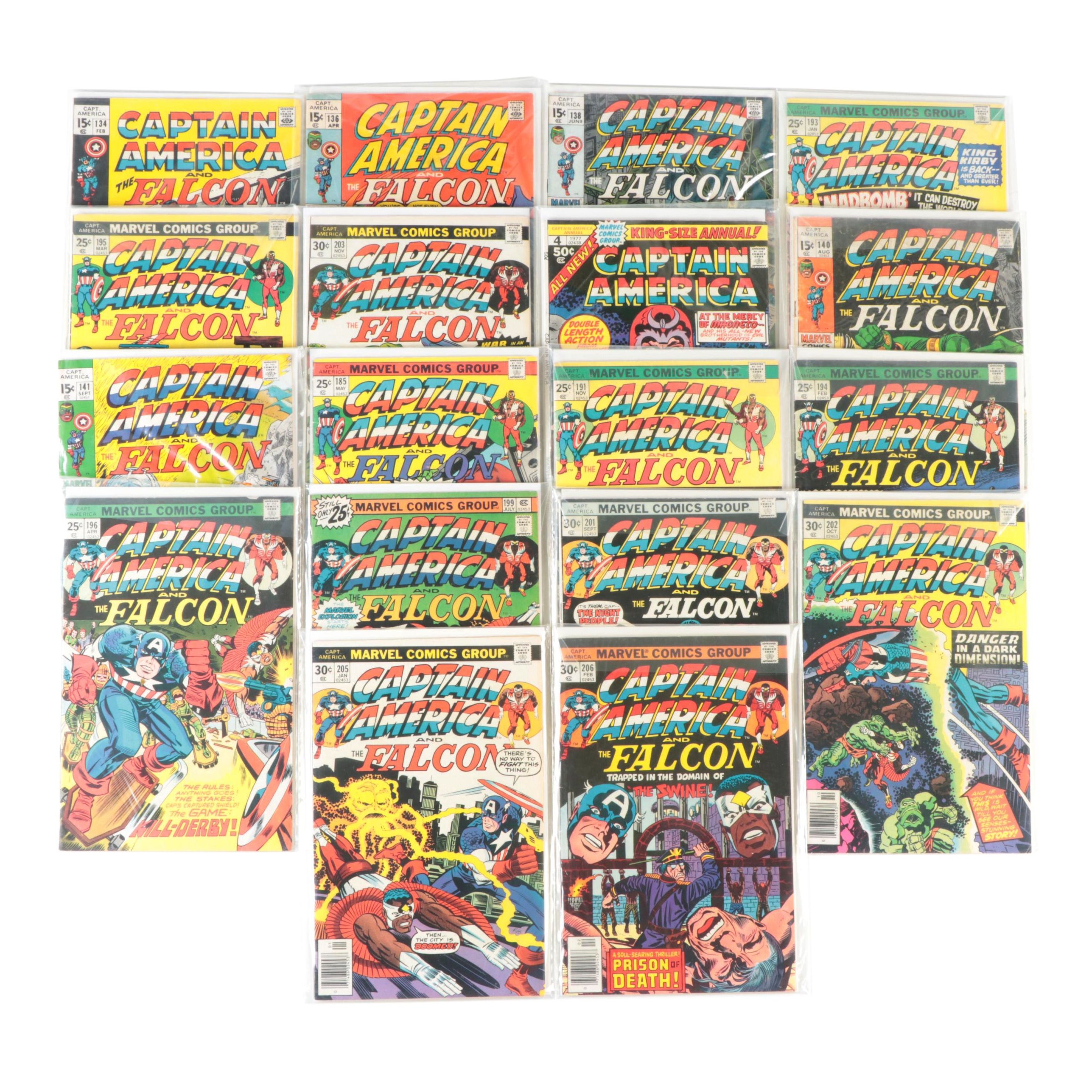 Marvel Captain America and The Falcon and Captain America Annual Comics