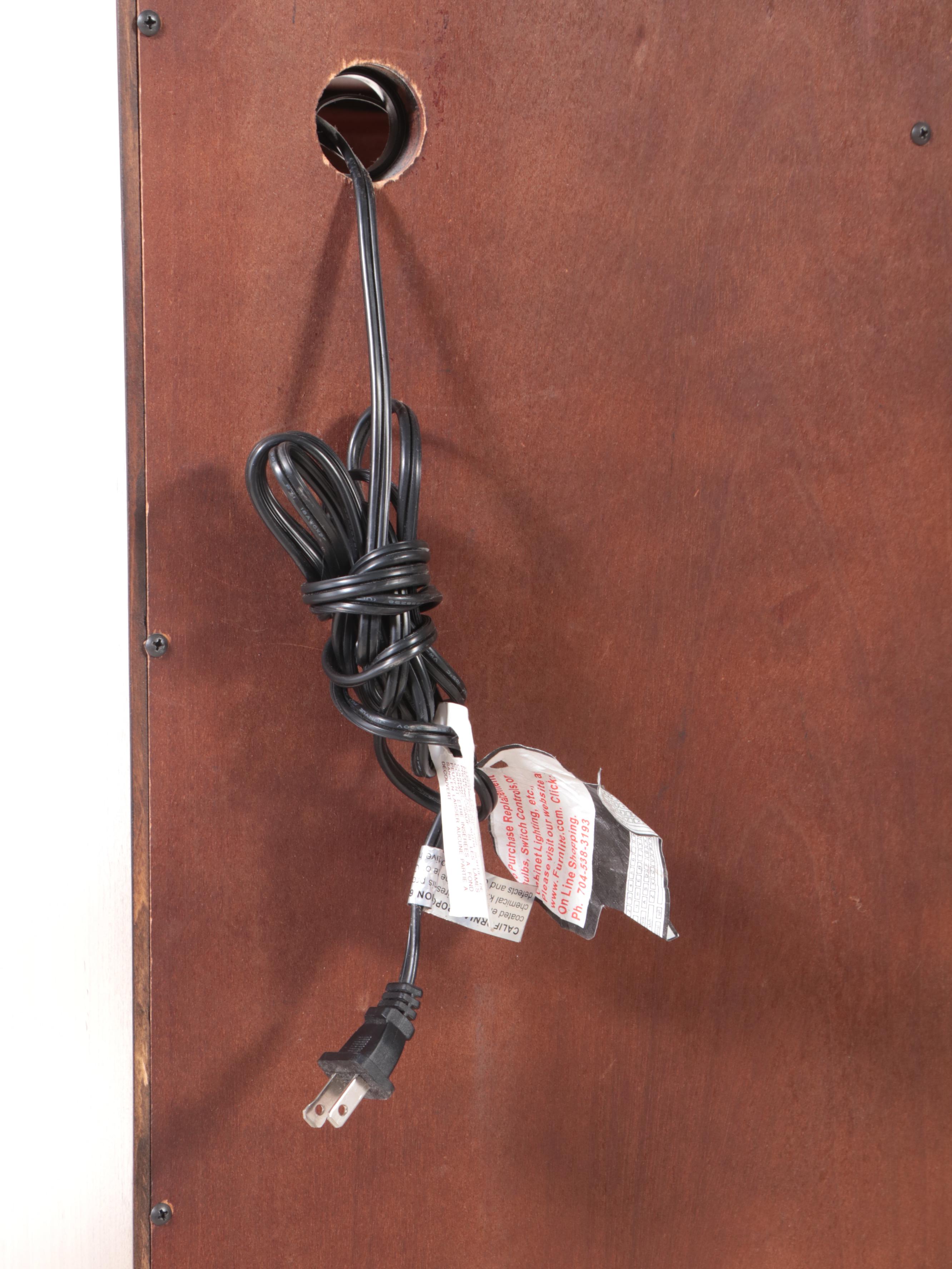Federal Style Cherrywood Pedestal Desk with Hutch