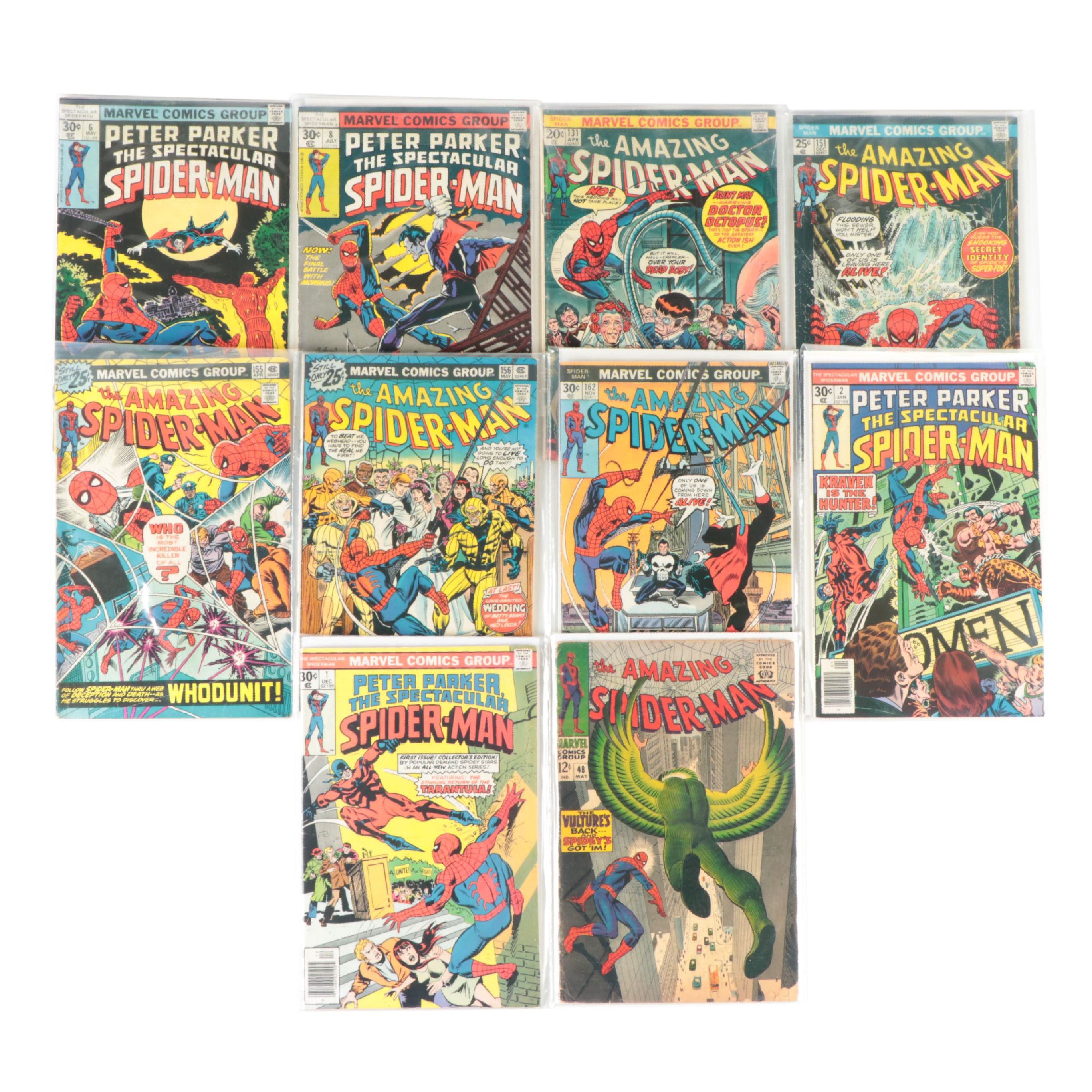Marvel Bronze Age The Spectacular Spider-Man #1 and More Spider-Man Comic Books
