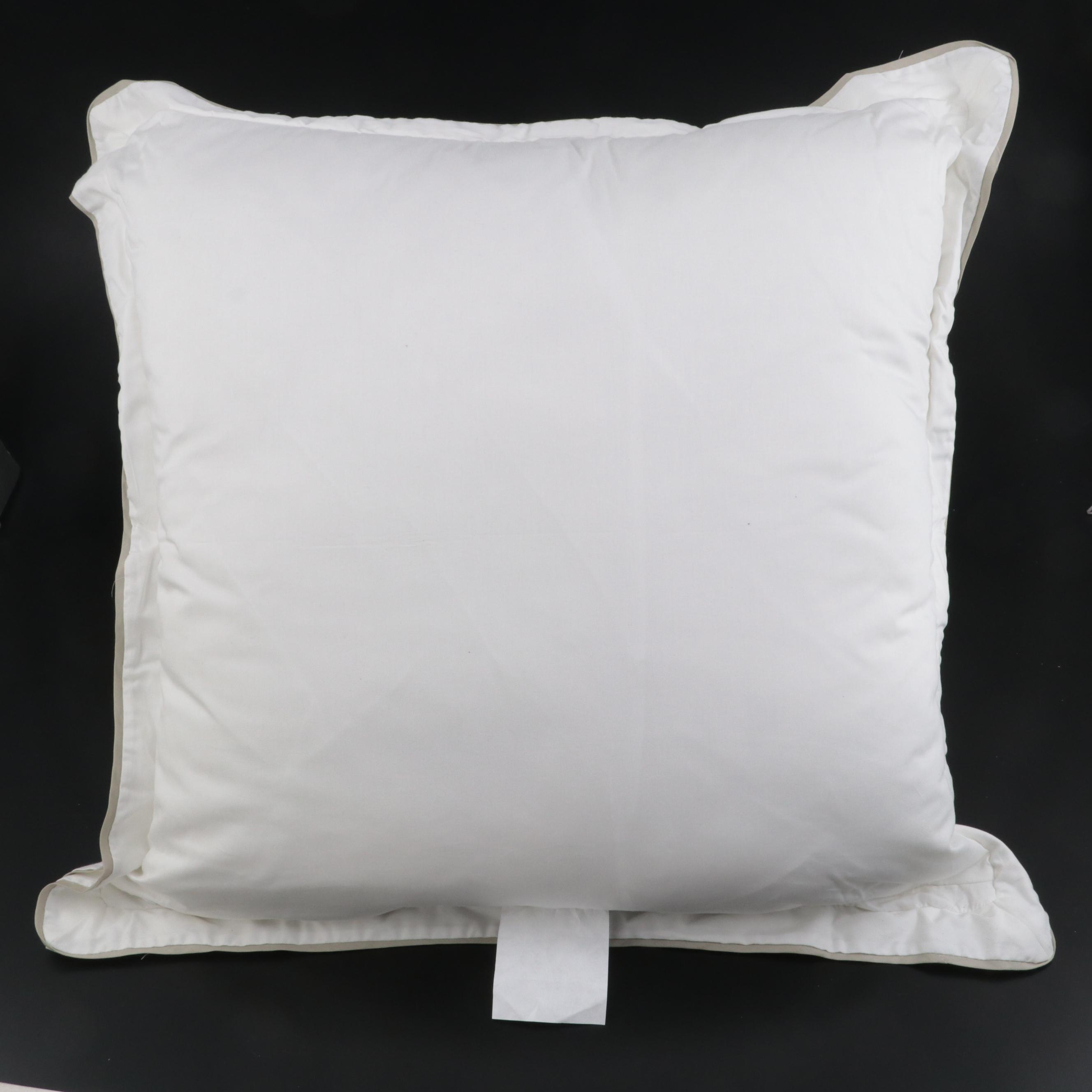 Three Threshold Signature Birch Border Euro Bed Pillows