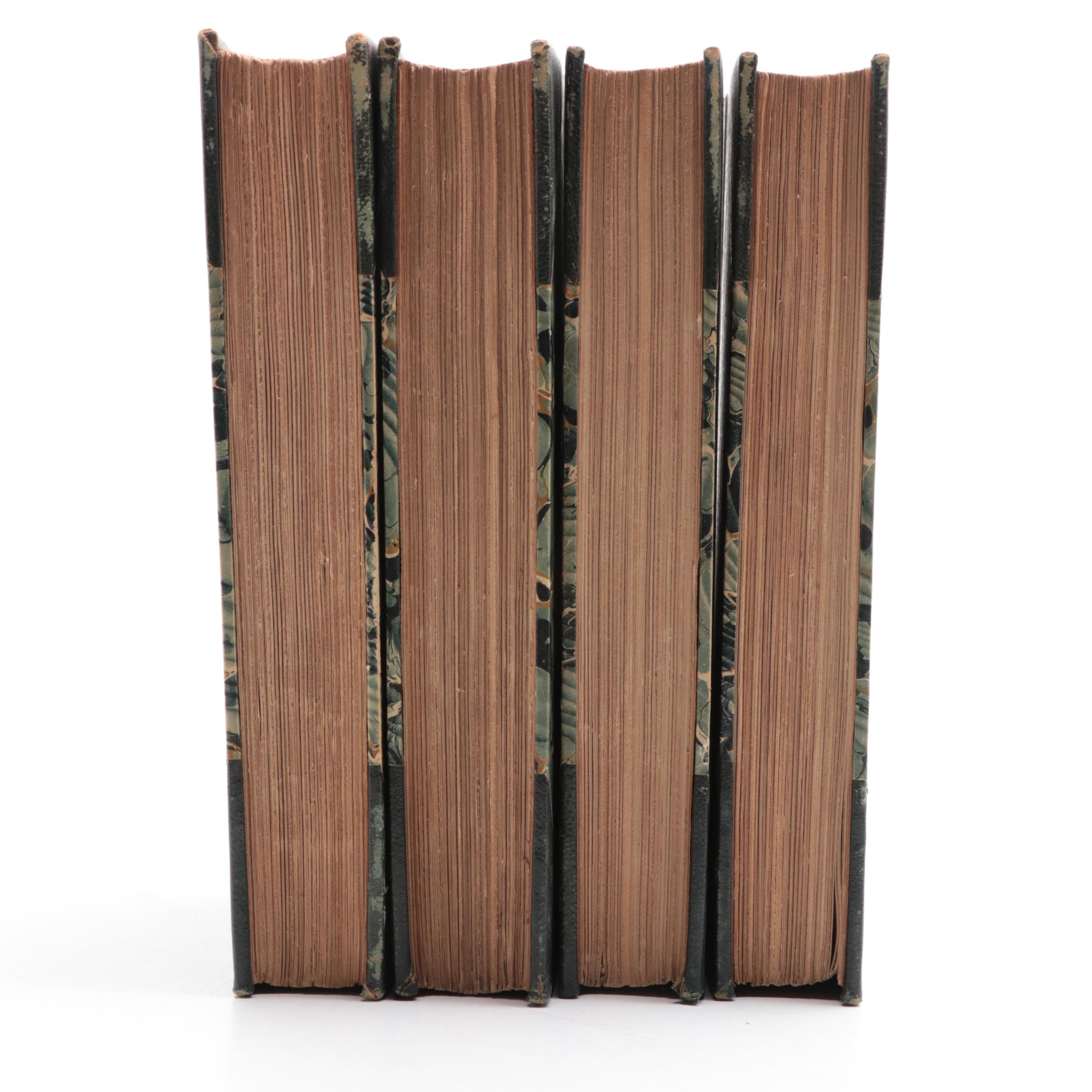 "The Works of Oliver Goldsmith" Complete Four-Volume Set, 1854