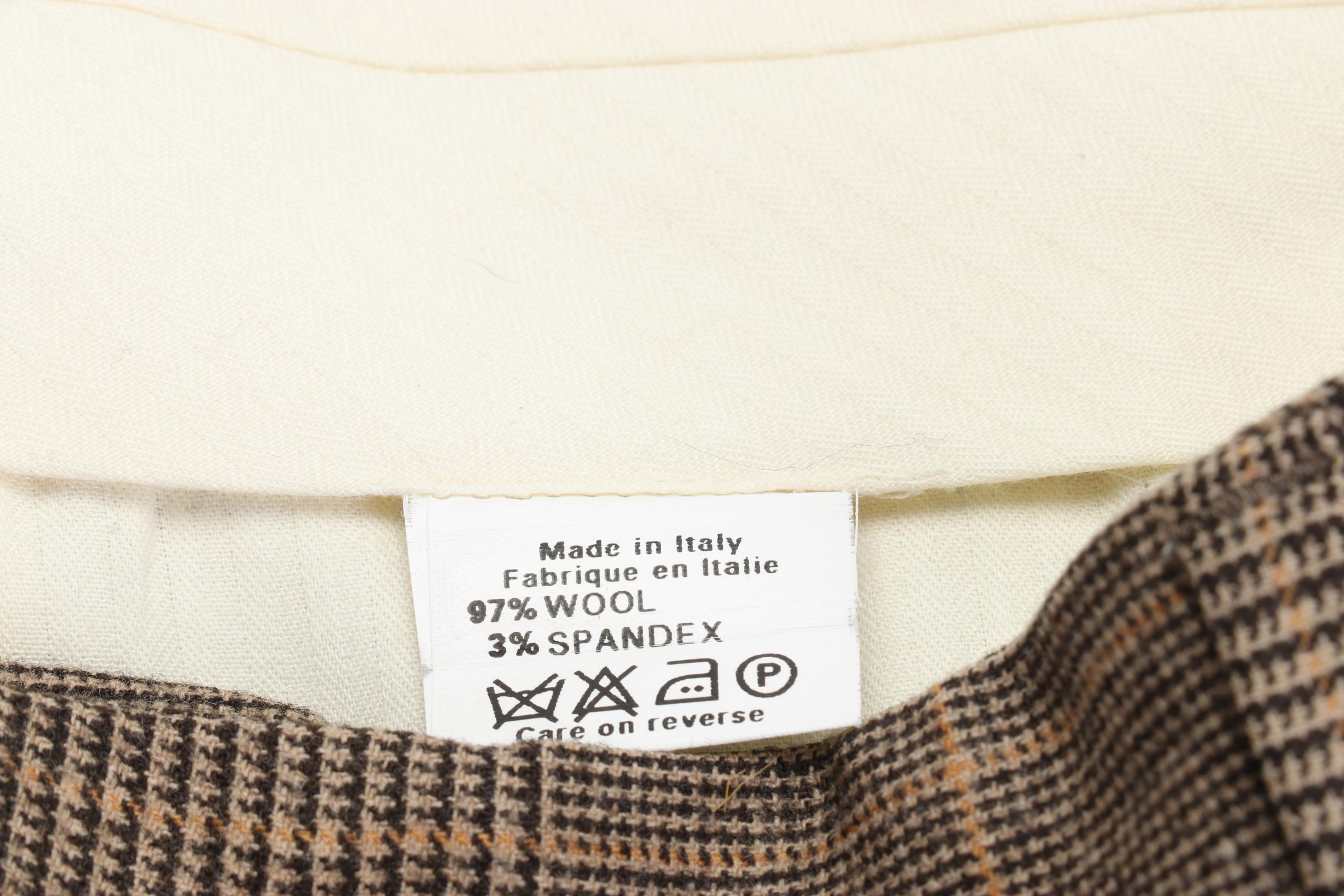 Men's Giorgio Armani, Michael Kors, and ETRO Wool Dress Pants