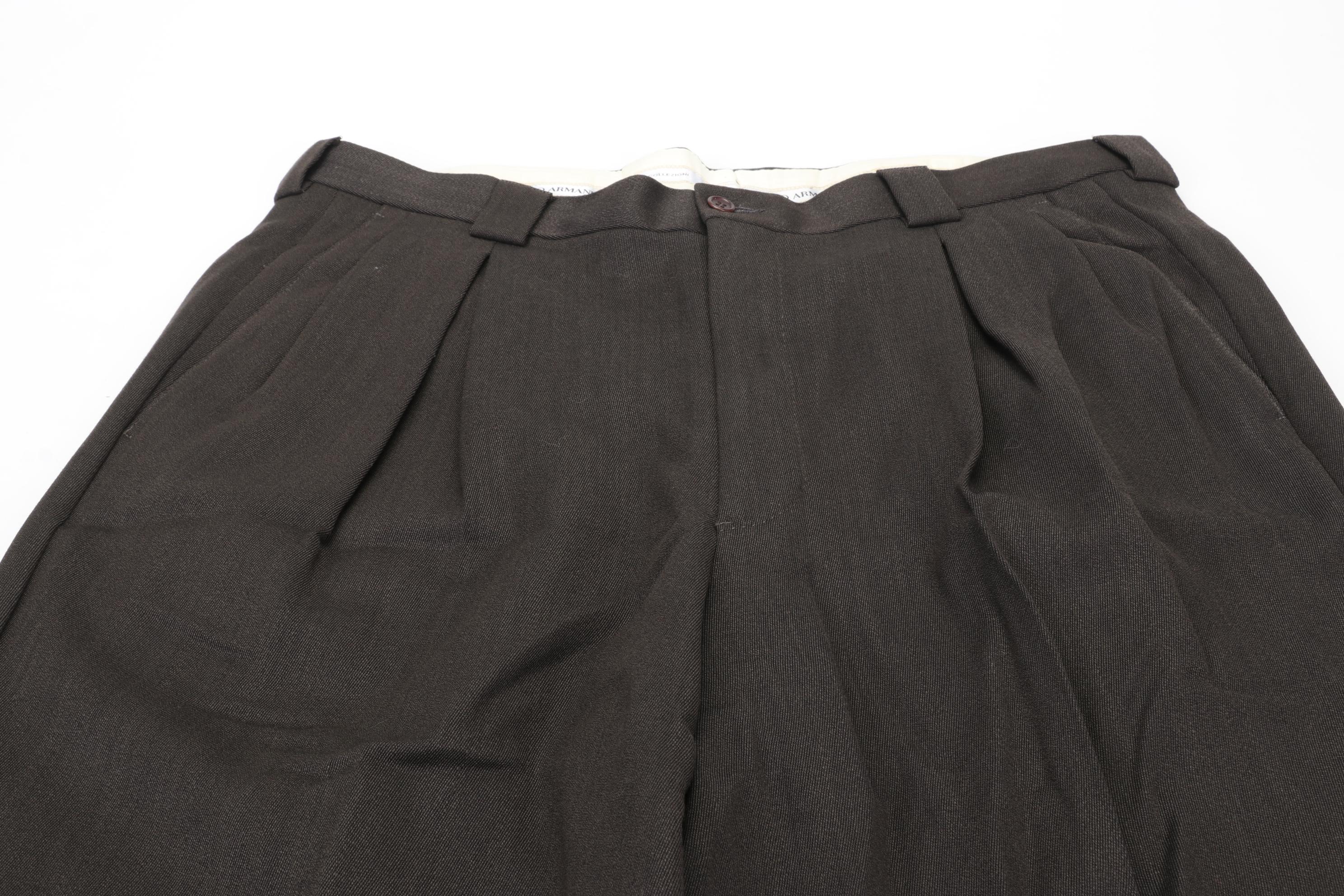 Men's Giorgio Armani, Michael Kors, and ETRO Wool Dress Pants