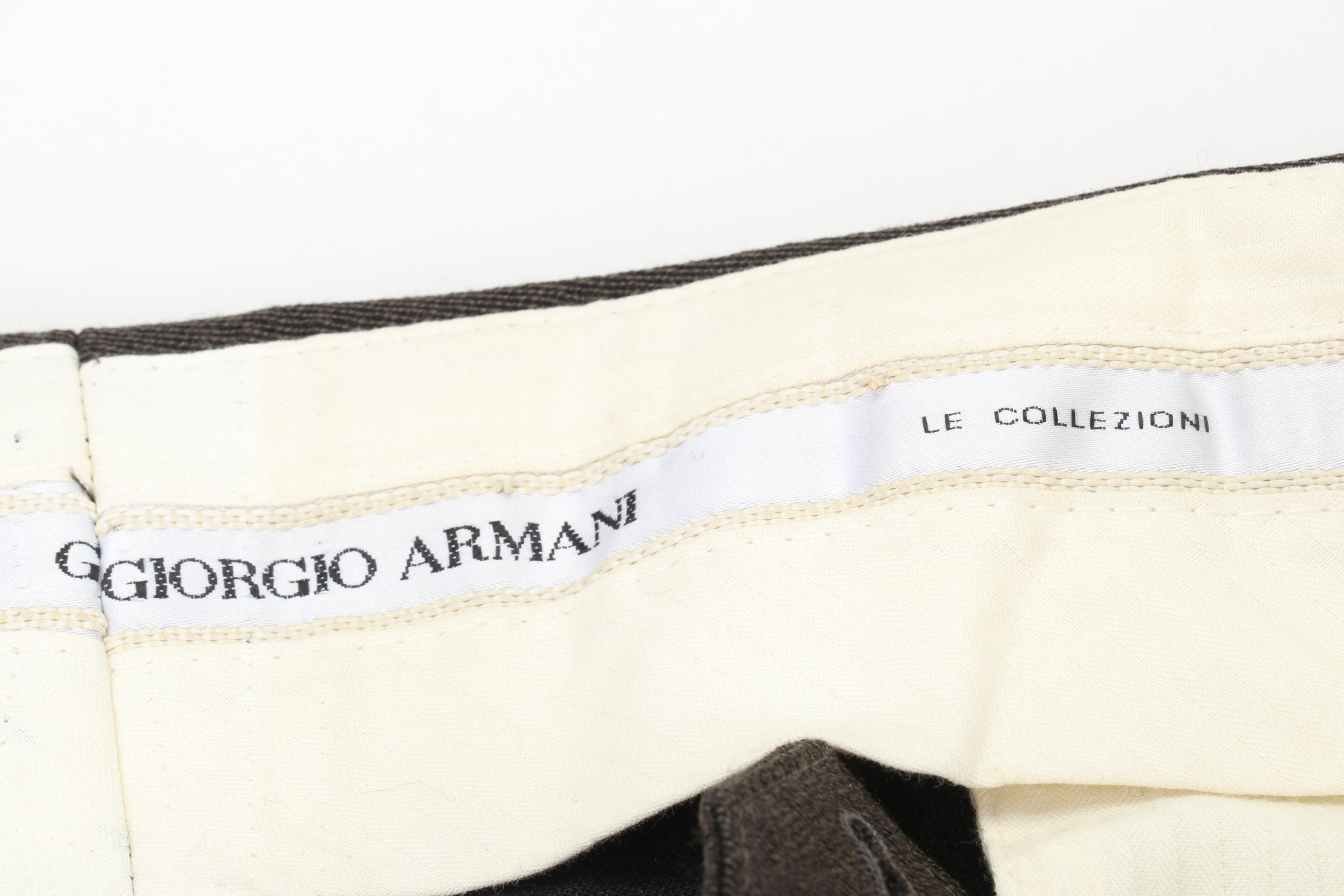 Men's Giorgio Armani, Michael Kors, and ETRO Wool Dress Pants