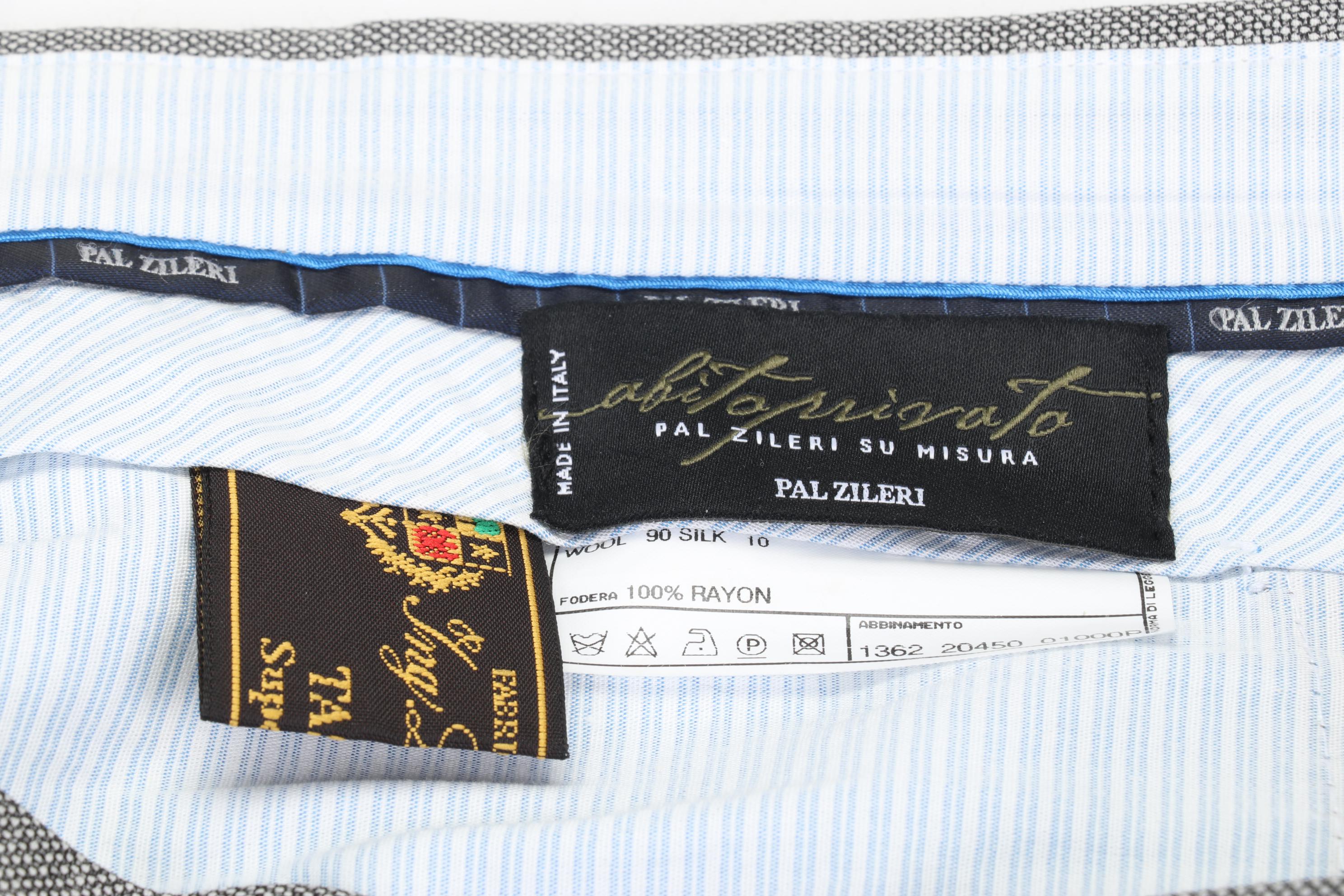 Men's Pal Zileri Abito Privato Italian Wool Tailored Dress Pants