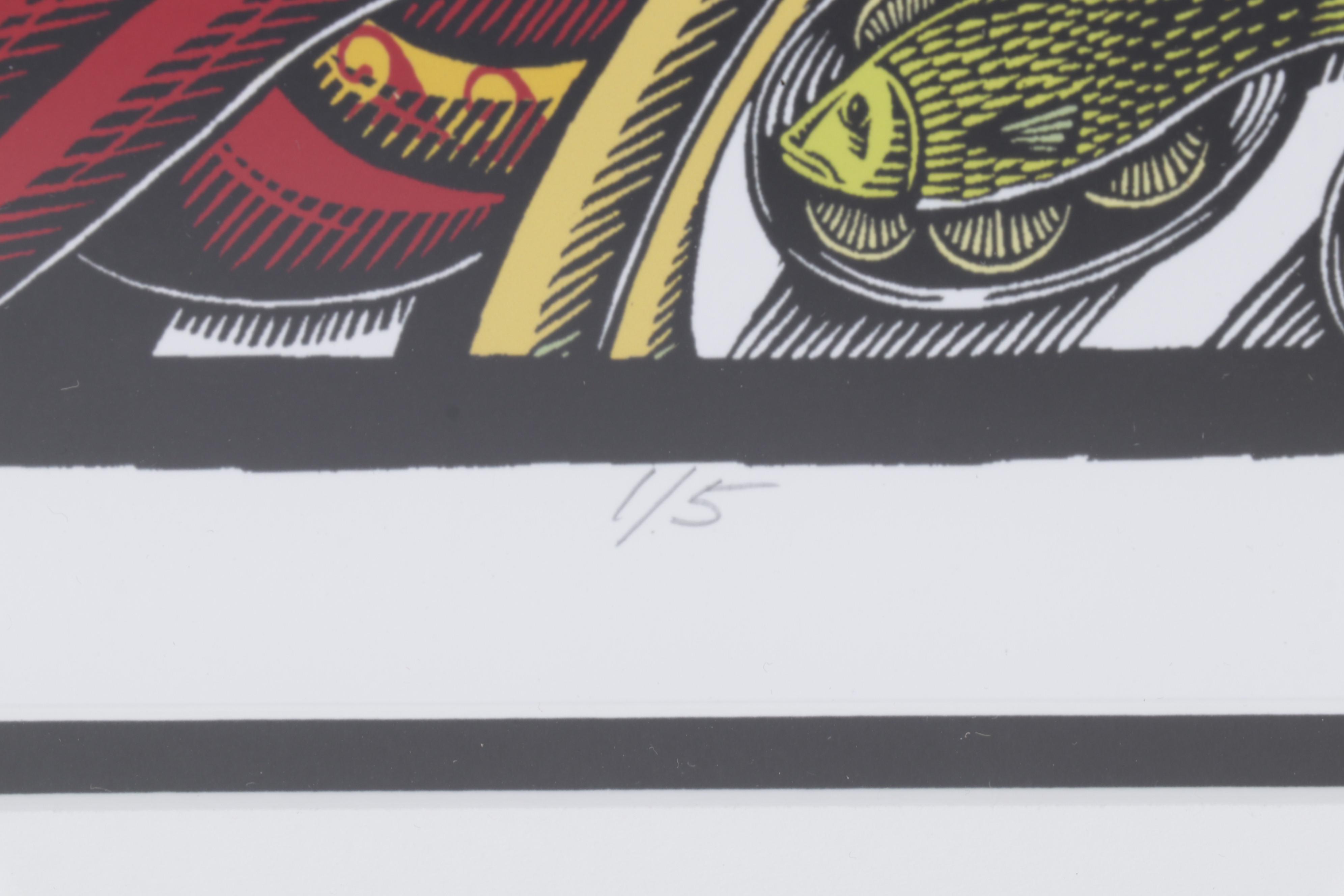 Evangelia Philippidis Giclées "Ancient Evenings" and "Celestial Lovers"