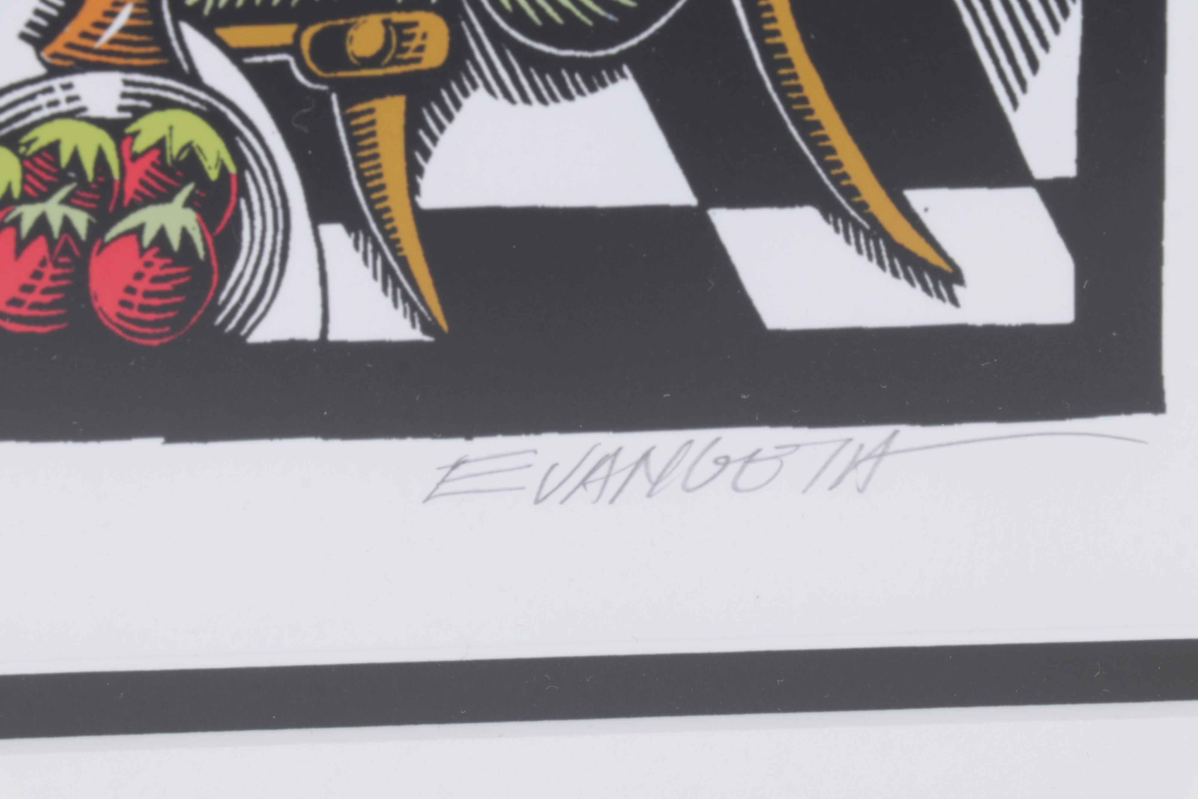 Evangelia Philippidis Giclées "Ancient Evenings" and "Celestial Lovers"