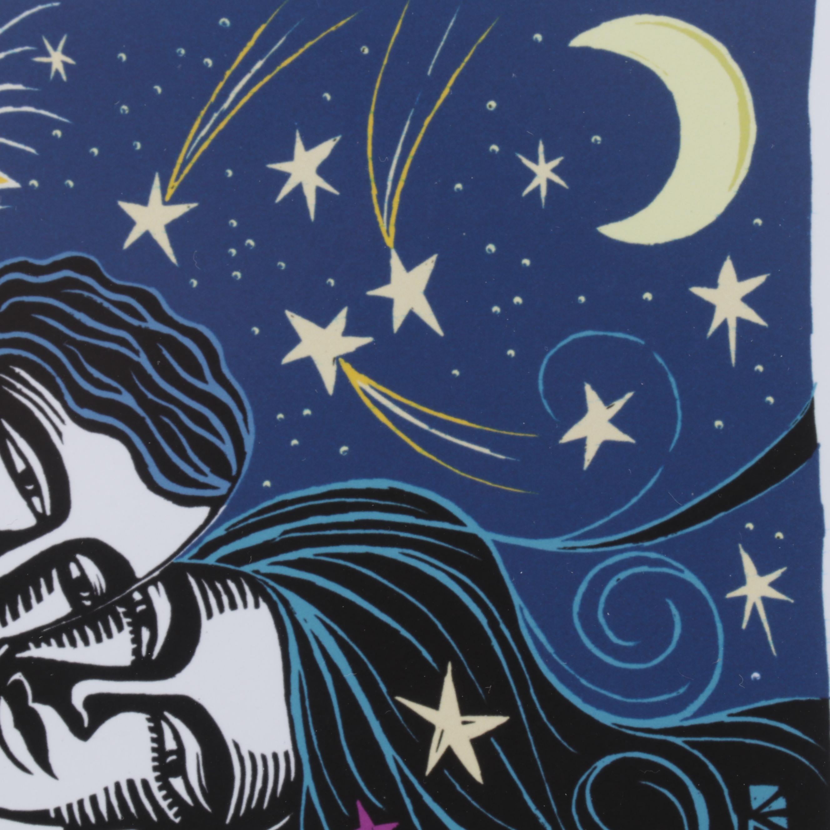 Evangelia Philippidis Giclées "Ancient Evenings" and "Celestial Lovers"