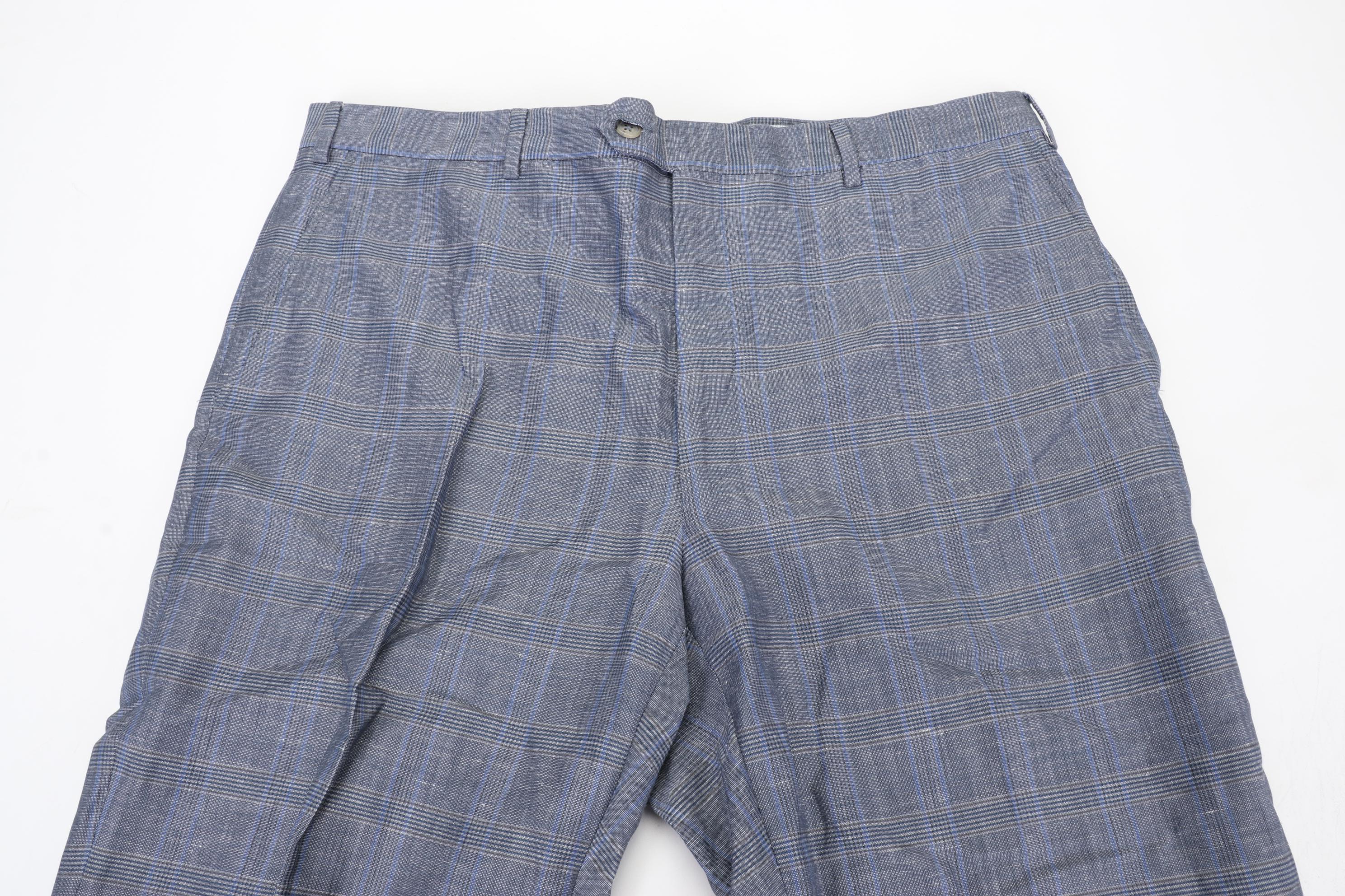 Men's Pal Zileri Abito Privato Trousers in Loro Piana Wool and Linen