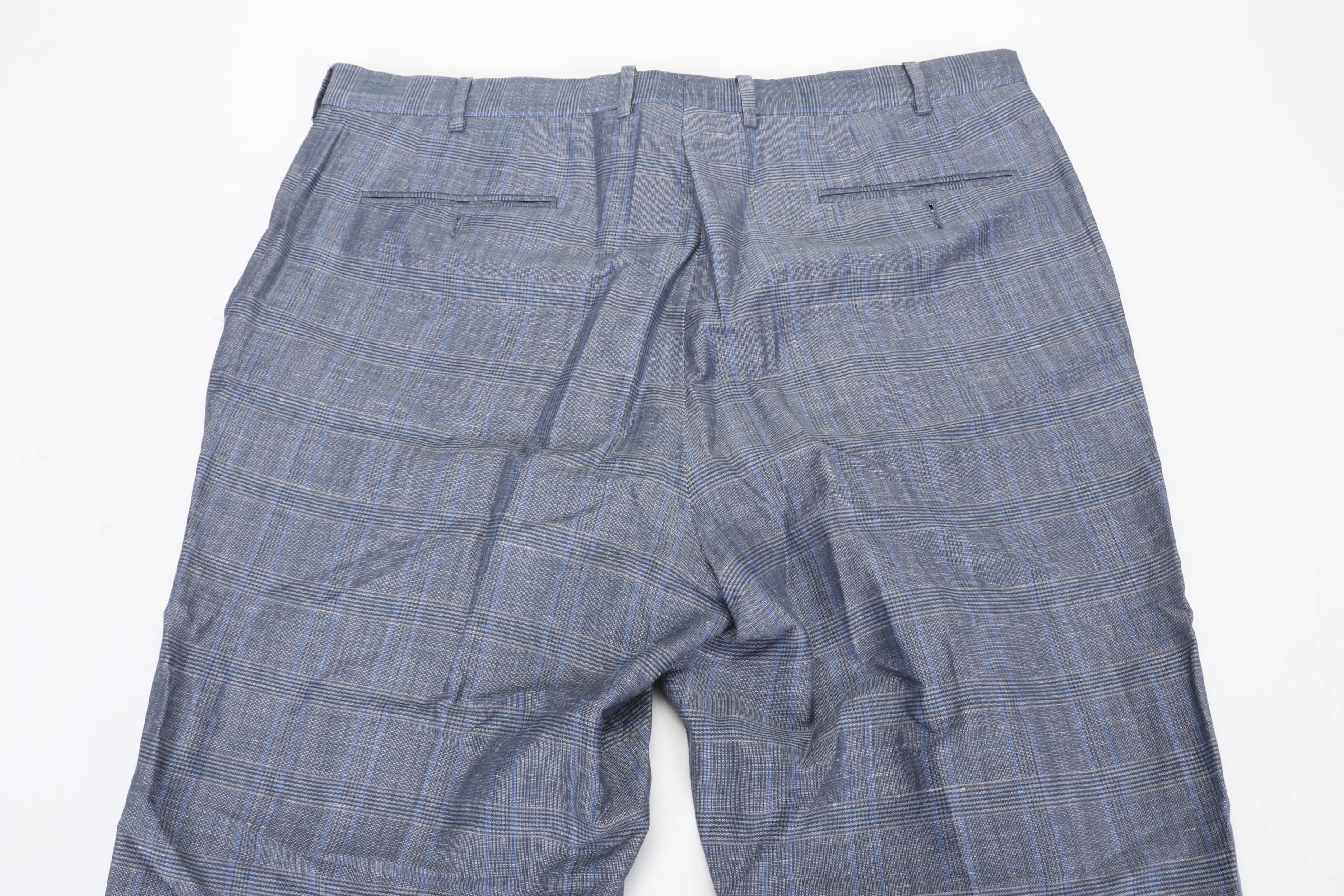 Men's Pal Zileri Abito Privato Trousers in Loro Piana Wool and Linen