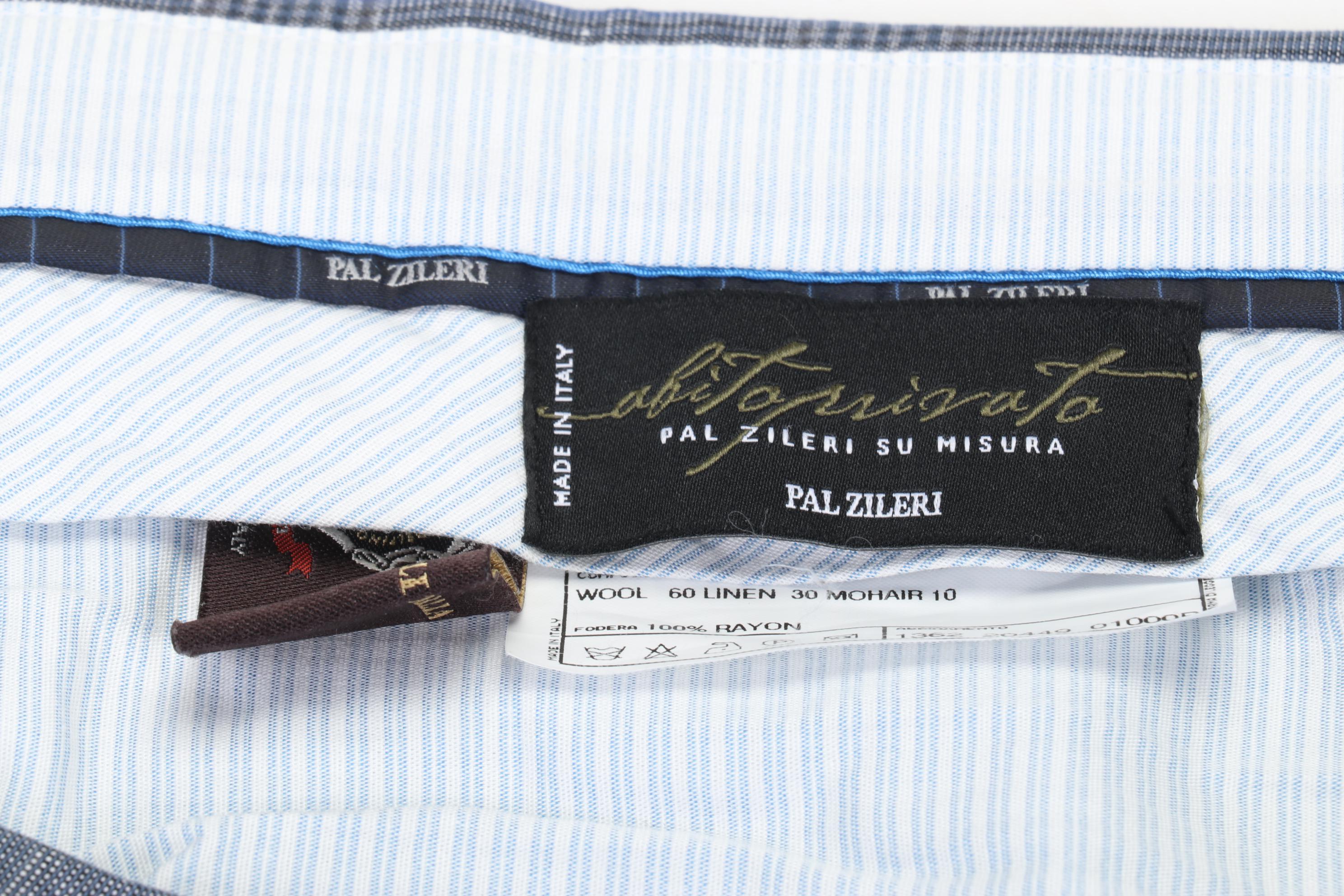 Men's Pal Zileri Abito Privato Trousers in Loro Piana Wool and Linen