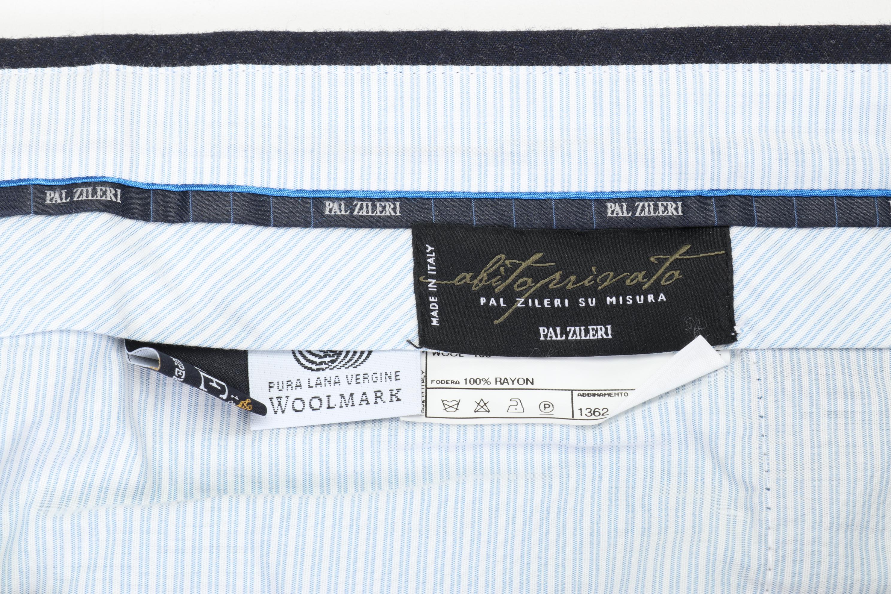 Men's Pal Zileri Abito Privato Trousers in Loro Piana Wool and Linen