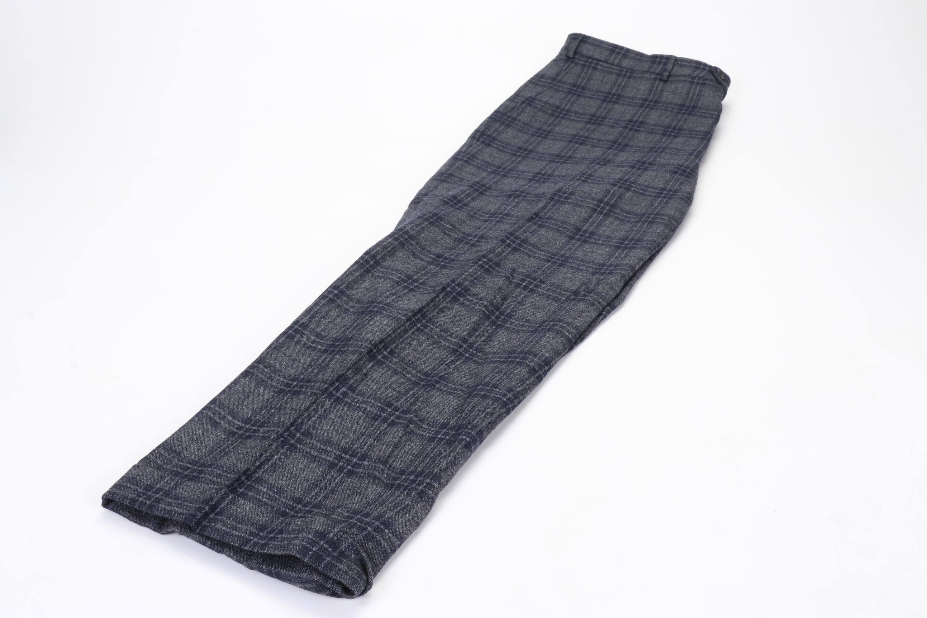 Men's Pal Zileri Abito Privato Trousers in Loro Piana Wool and Linen