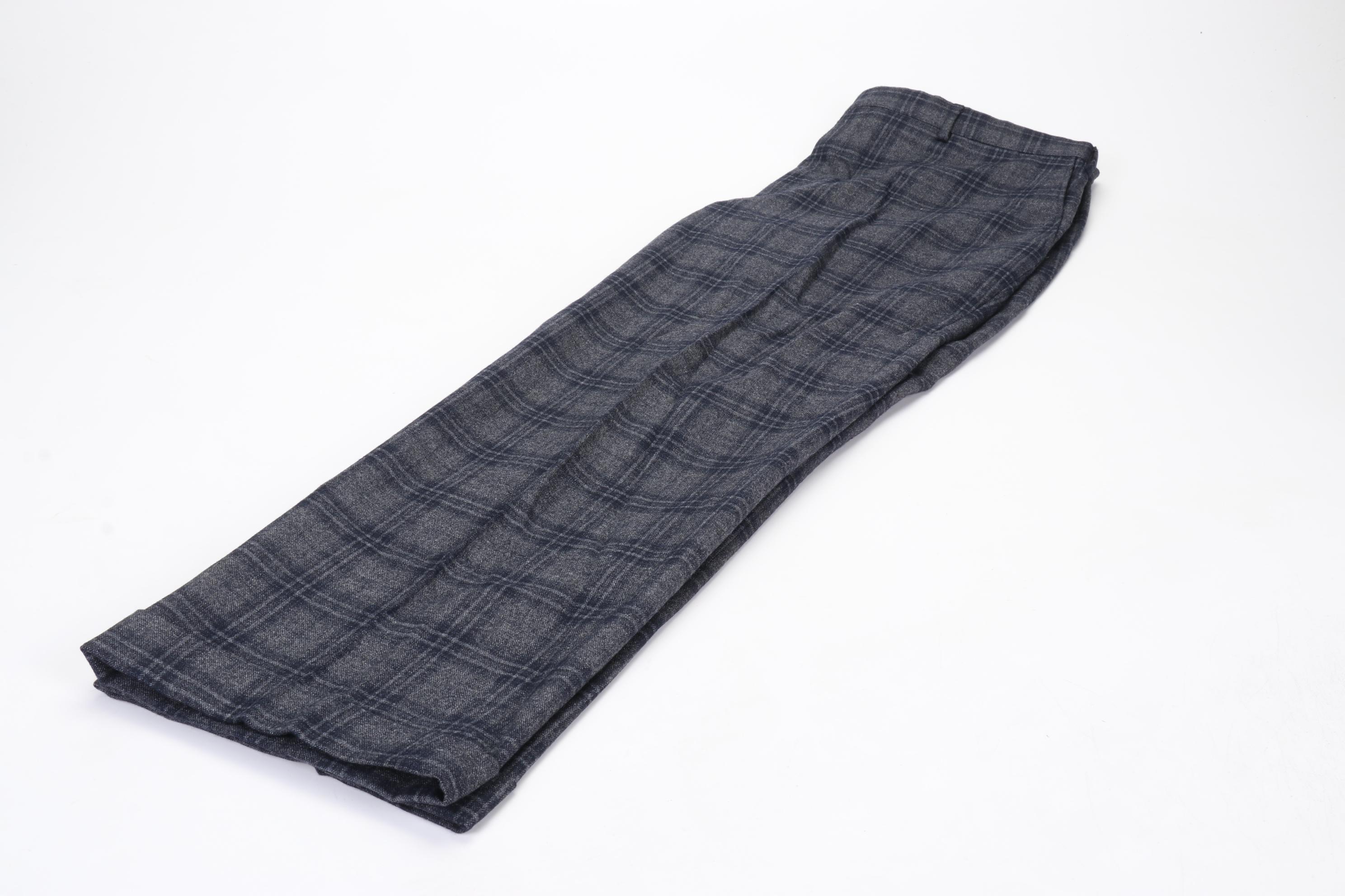 Men's Pal Zileri Abito Privato Trousers in Loro Piana Wool and Linen