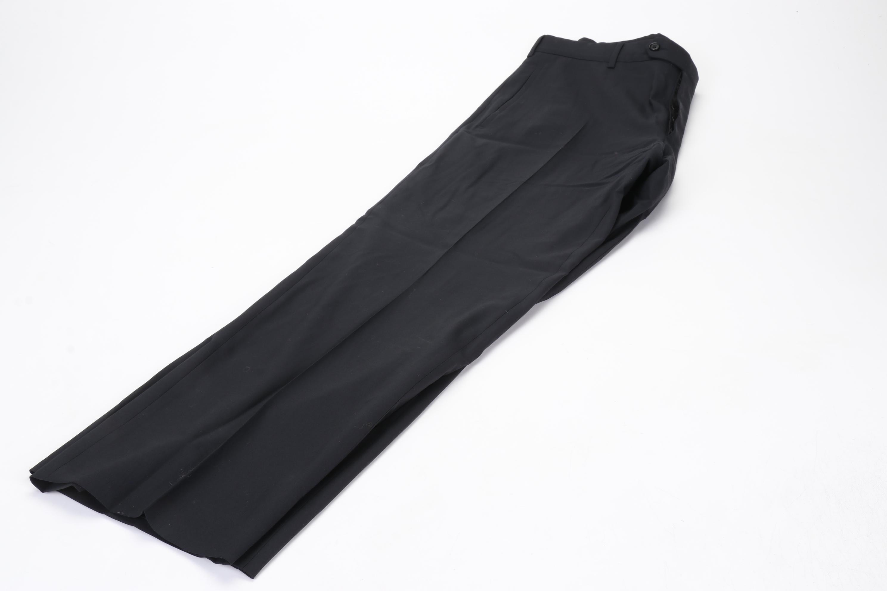 Men's Prada Button Fly and Burberry Houndstooth Patterned Trousers