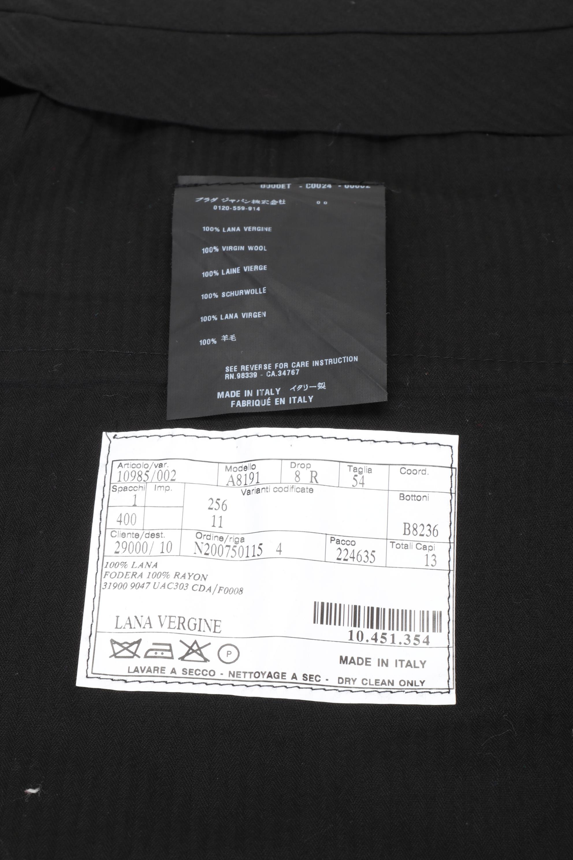 Men's Prada Button Fly and Burberry Houndstooth Patterned Trousers