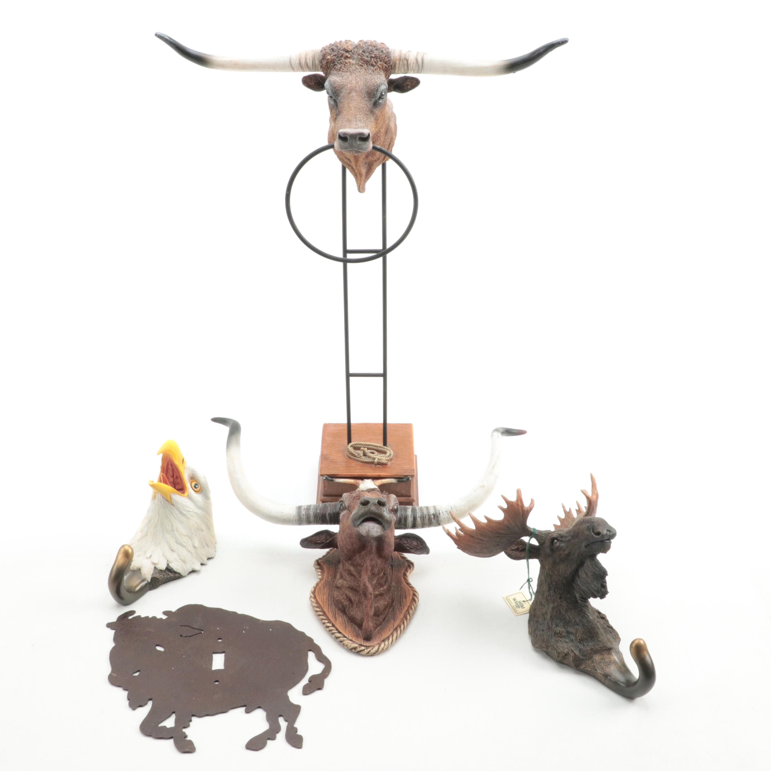 Wild Wings, Rainbow, Other American West Wildlife Wall Hangings, Hooks and More