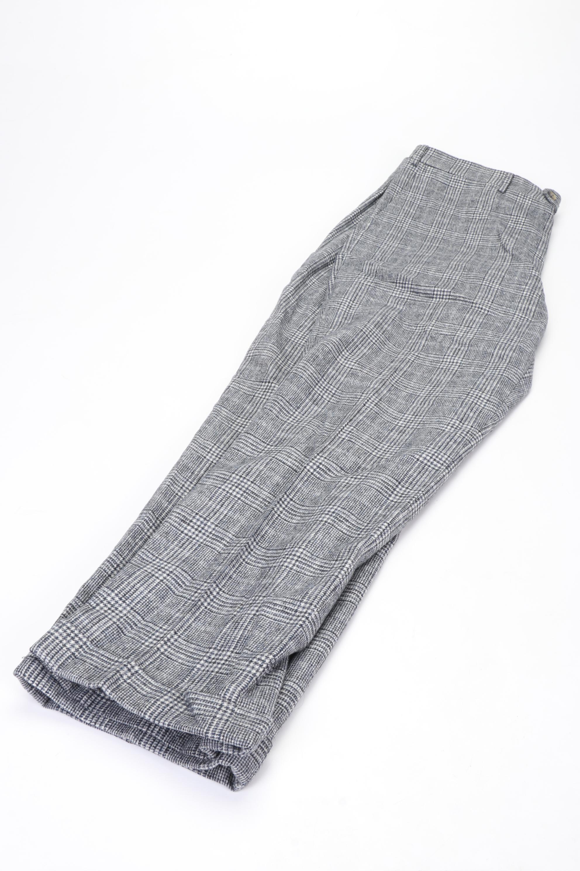 Lanvin and Pal Zileri Abito Privato Italian Wool and Cashmere Blend Dress Pants