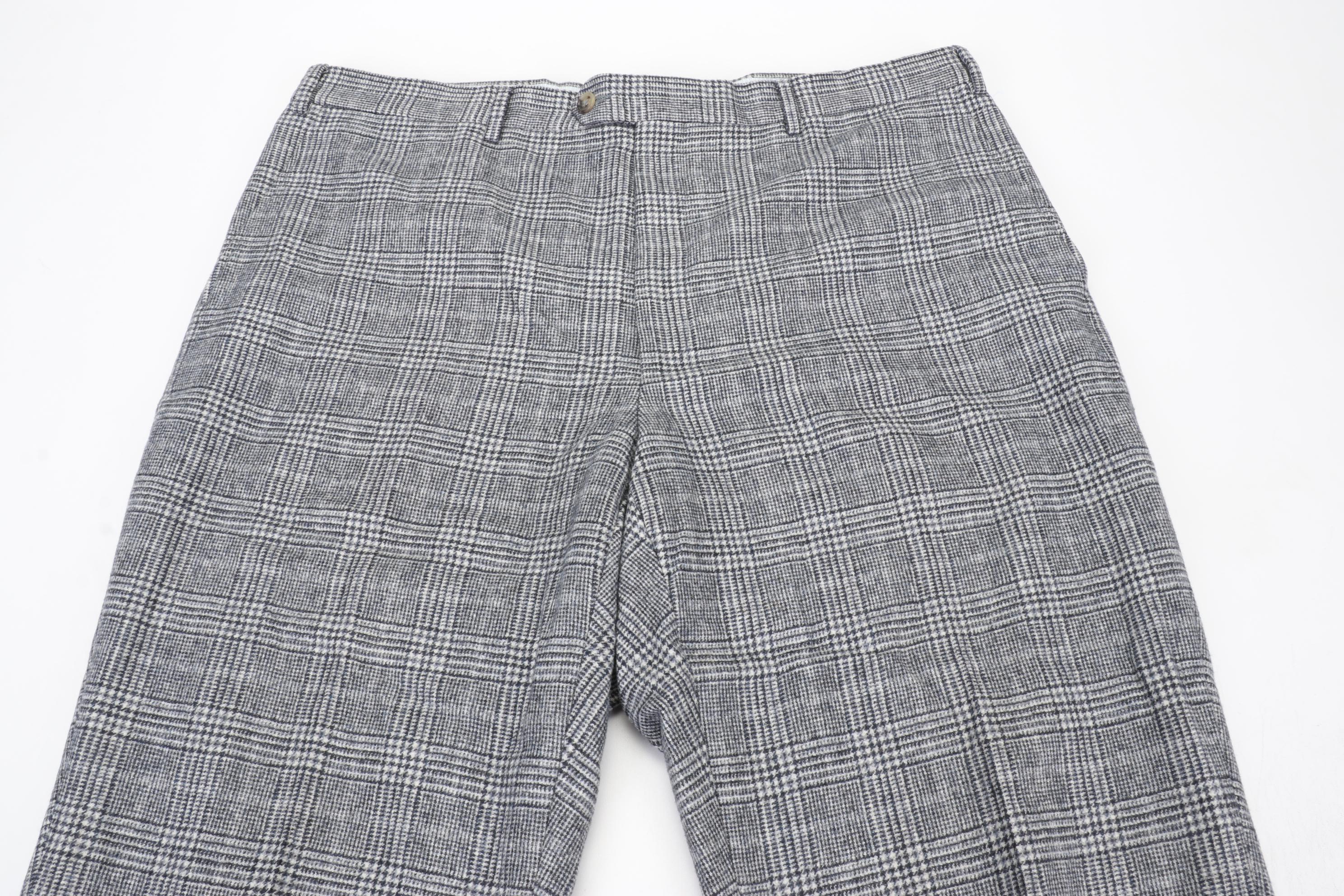 Lanvin and Pal Zileri Abito Privato Italian Wool and Cashmere Blend Dress Pants