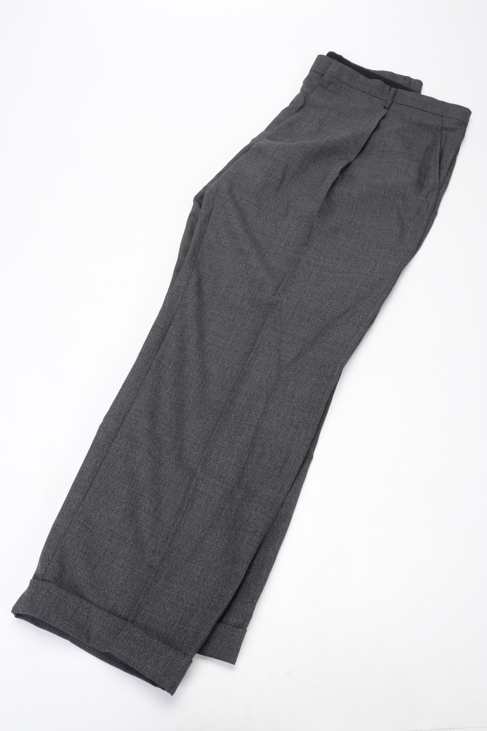 Lanvin and Pal Zileri Abito Privato Italian Wool and Cashmere Blend Dress Pants