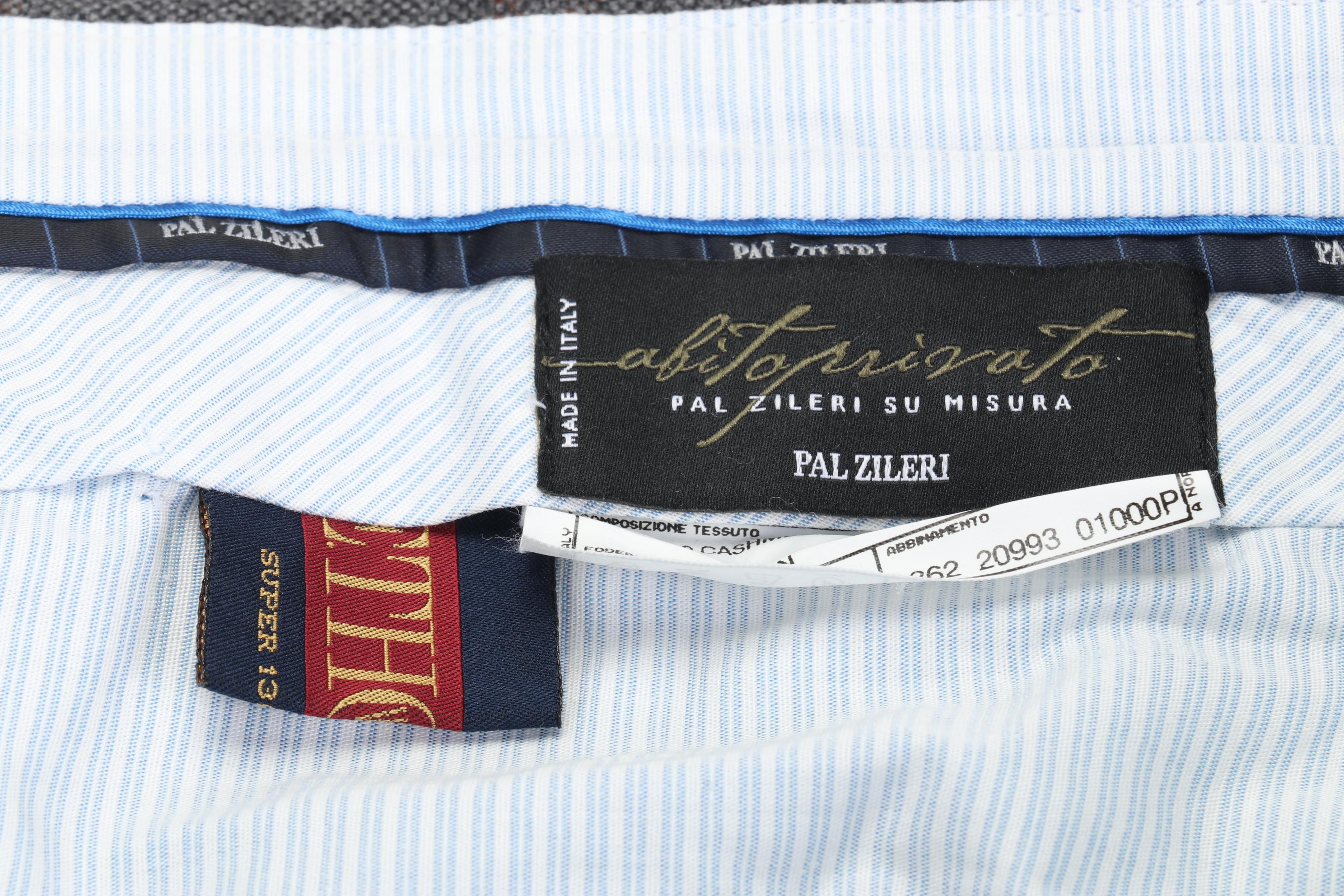 Lanvin and Pal Zileri Abito Privato Italian Wool and Cashmere Blend Dress Pants