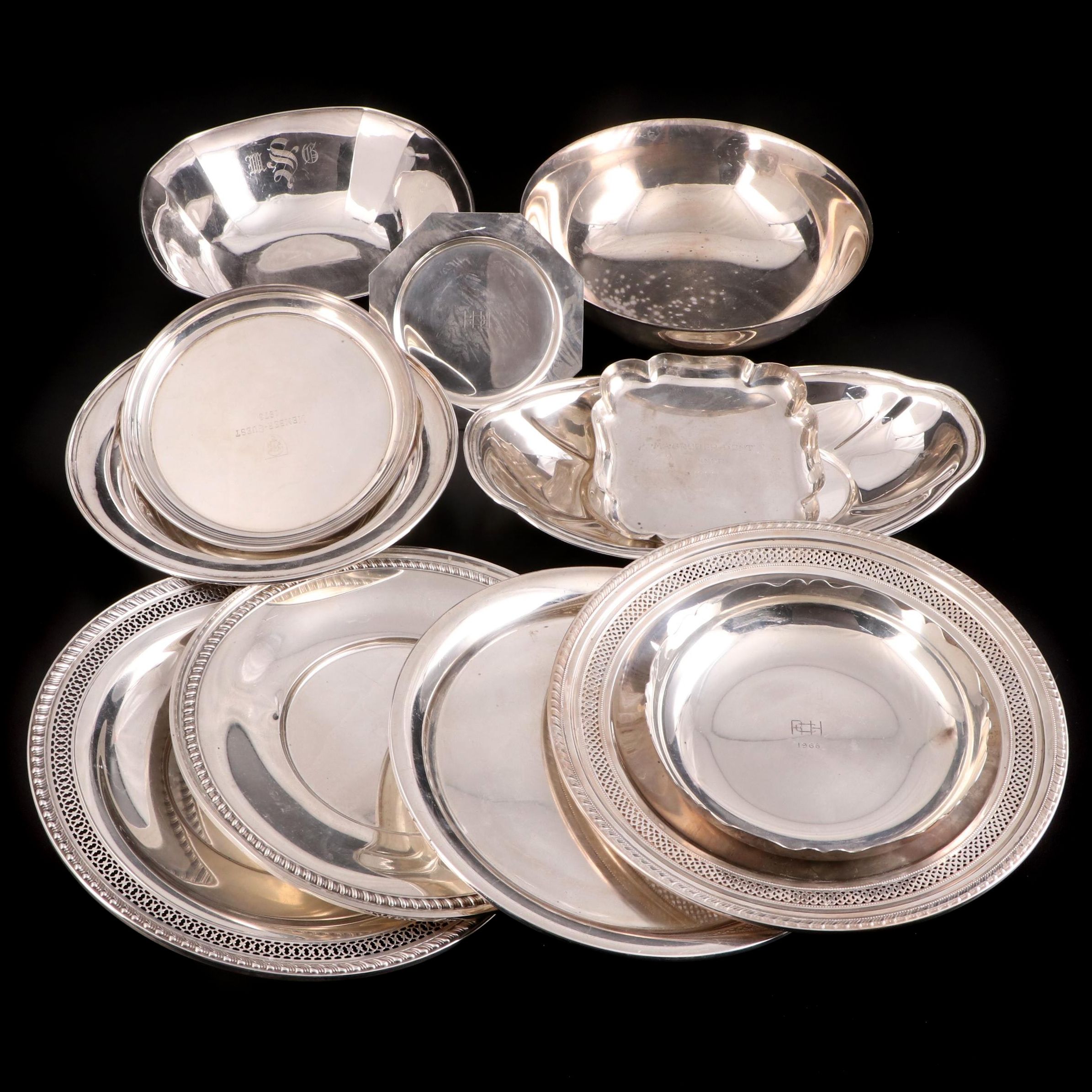 Tiffany & Co., Gorham, and Other American Sterling Silver Serveware