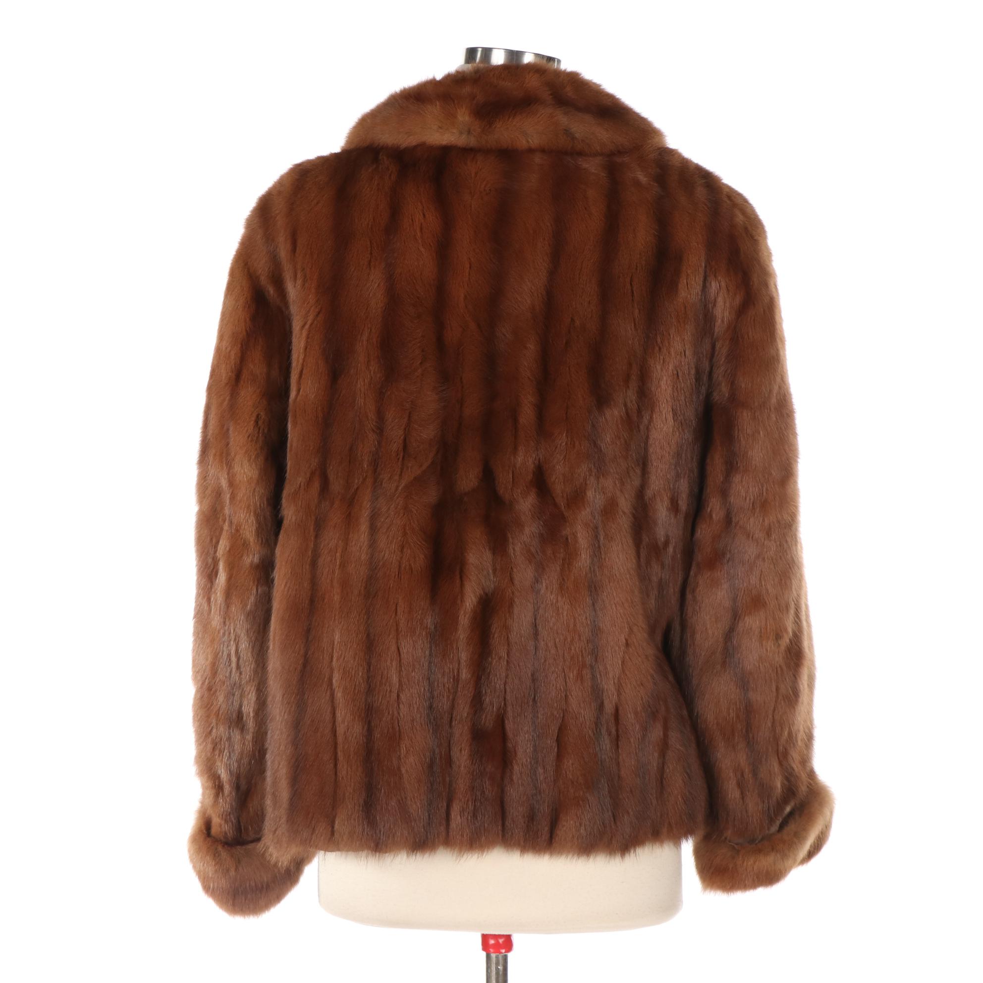 Red Squirrel Fur Jacket