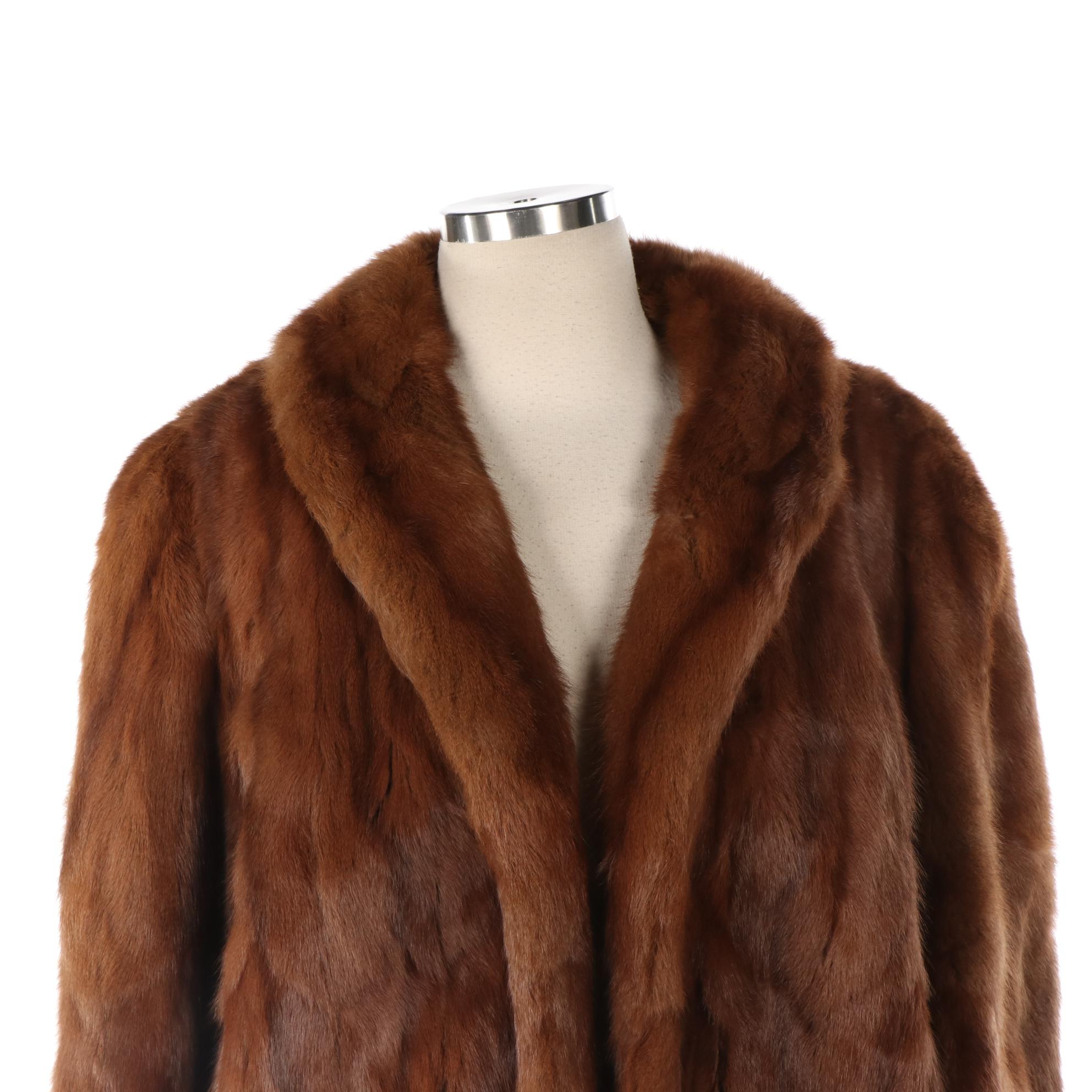 Red Squirrel Fur Jacket
