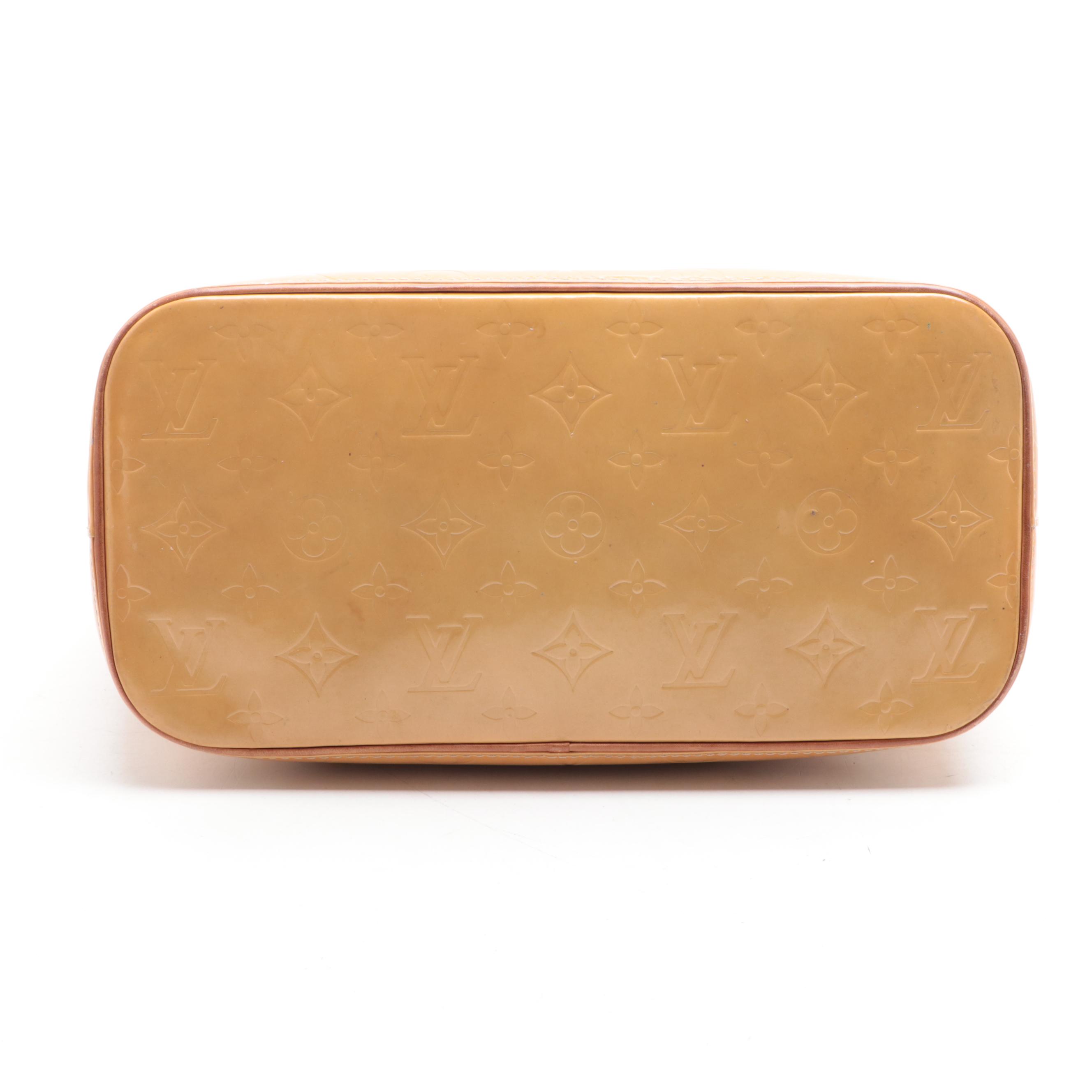 Louis Vuitton Houston Bag in Monogram Vernis with Vachetta Leather