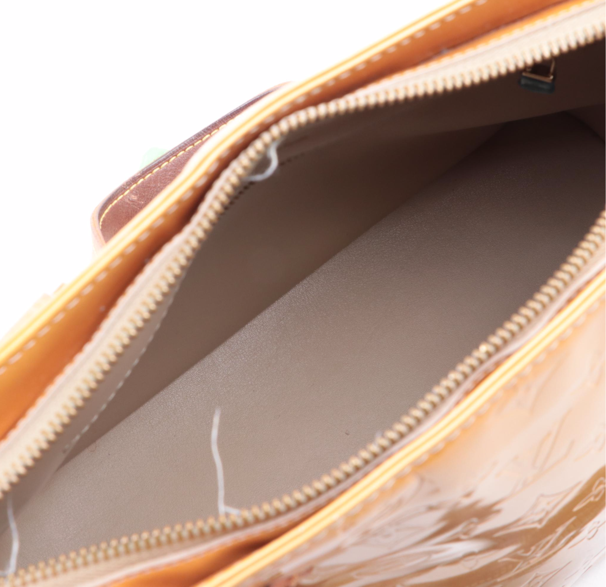 Louis Vuitton Houston Bag in Monogram Vernis with Vachetta Leather