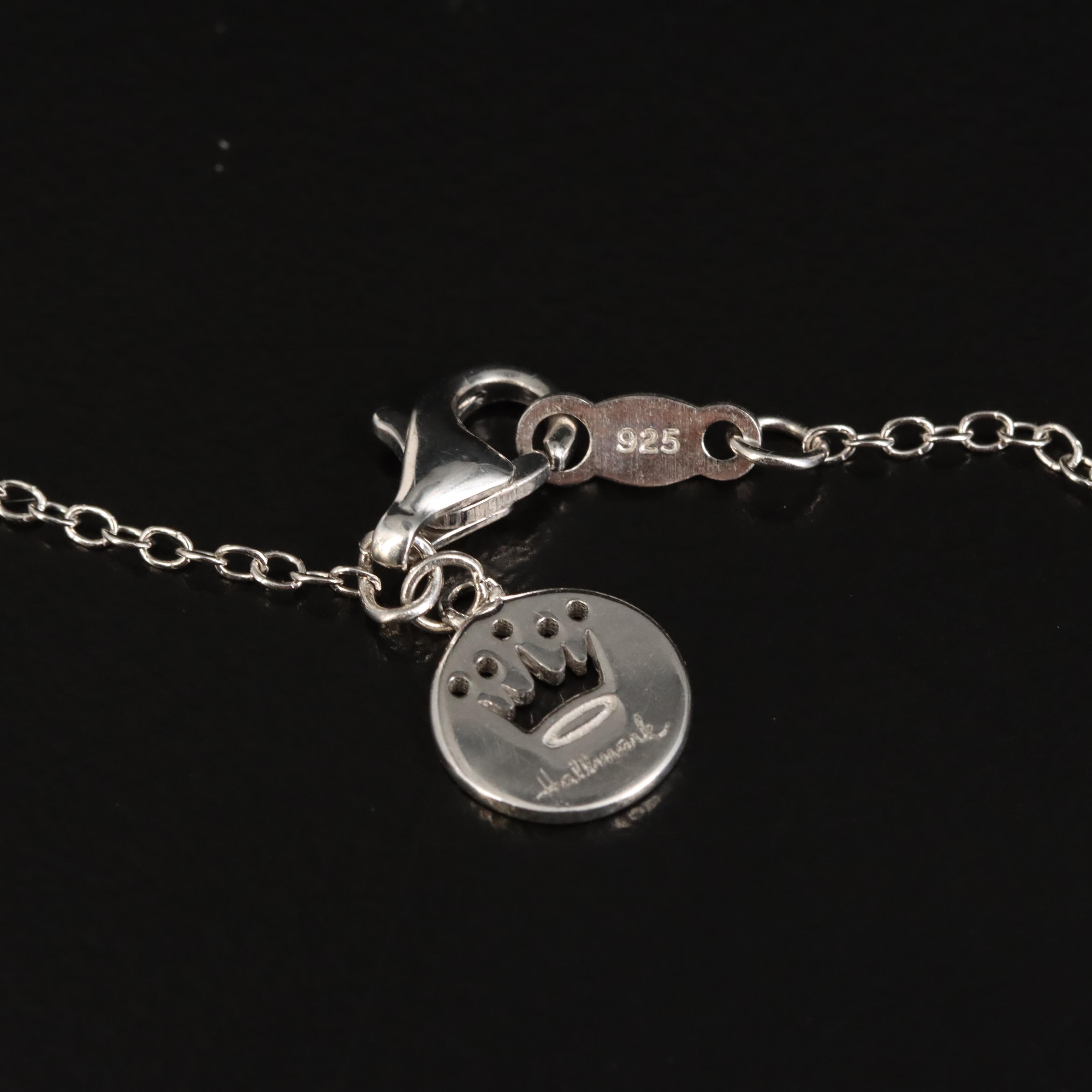 Sterling Malachite and Diamond Four Leaf Clover Pendant Necklace with 14K Accent