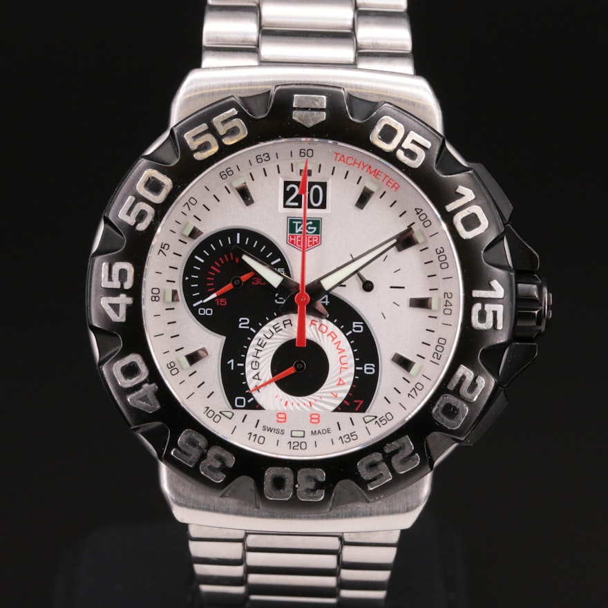 TAG Heuer Formula I Chronograph Stainless Steel Wristwatch