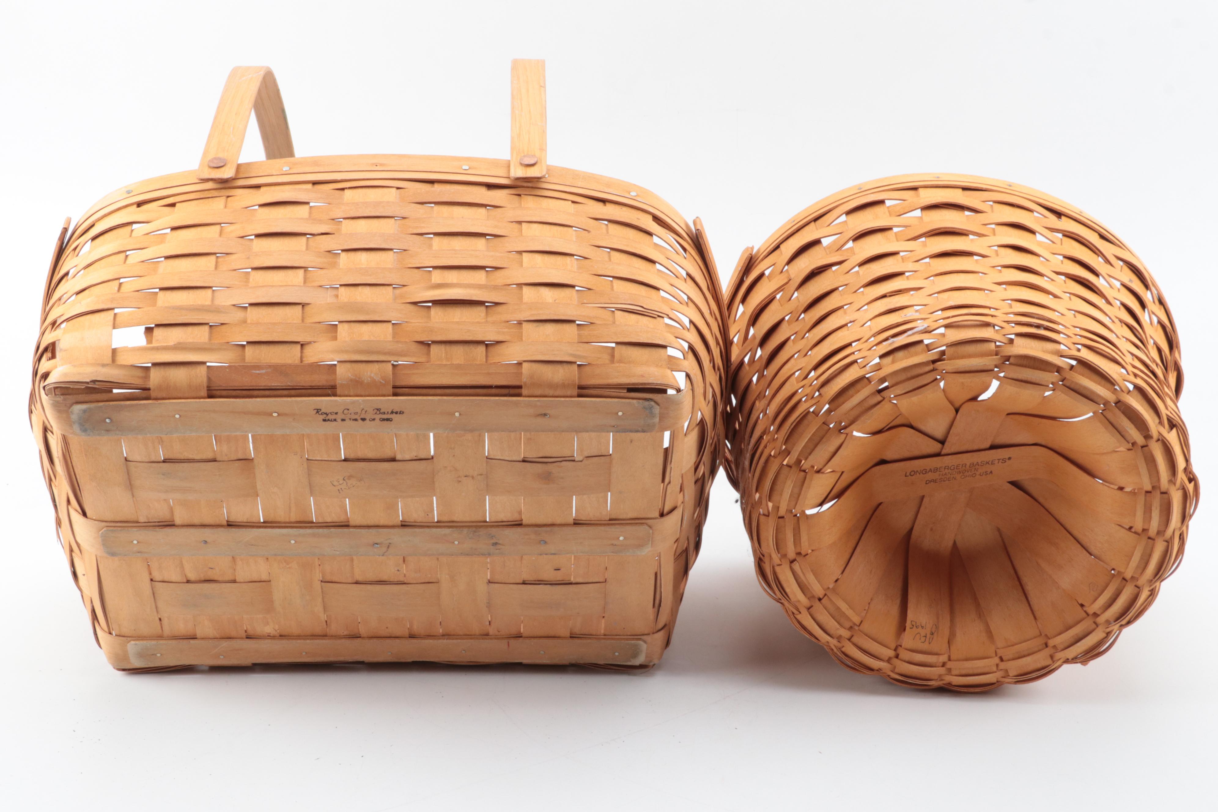 Longaberger and Royce Craft Basket Collection