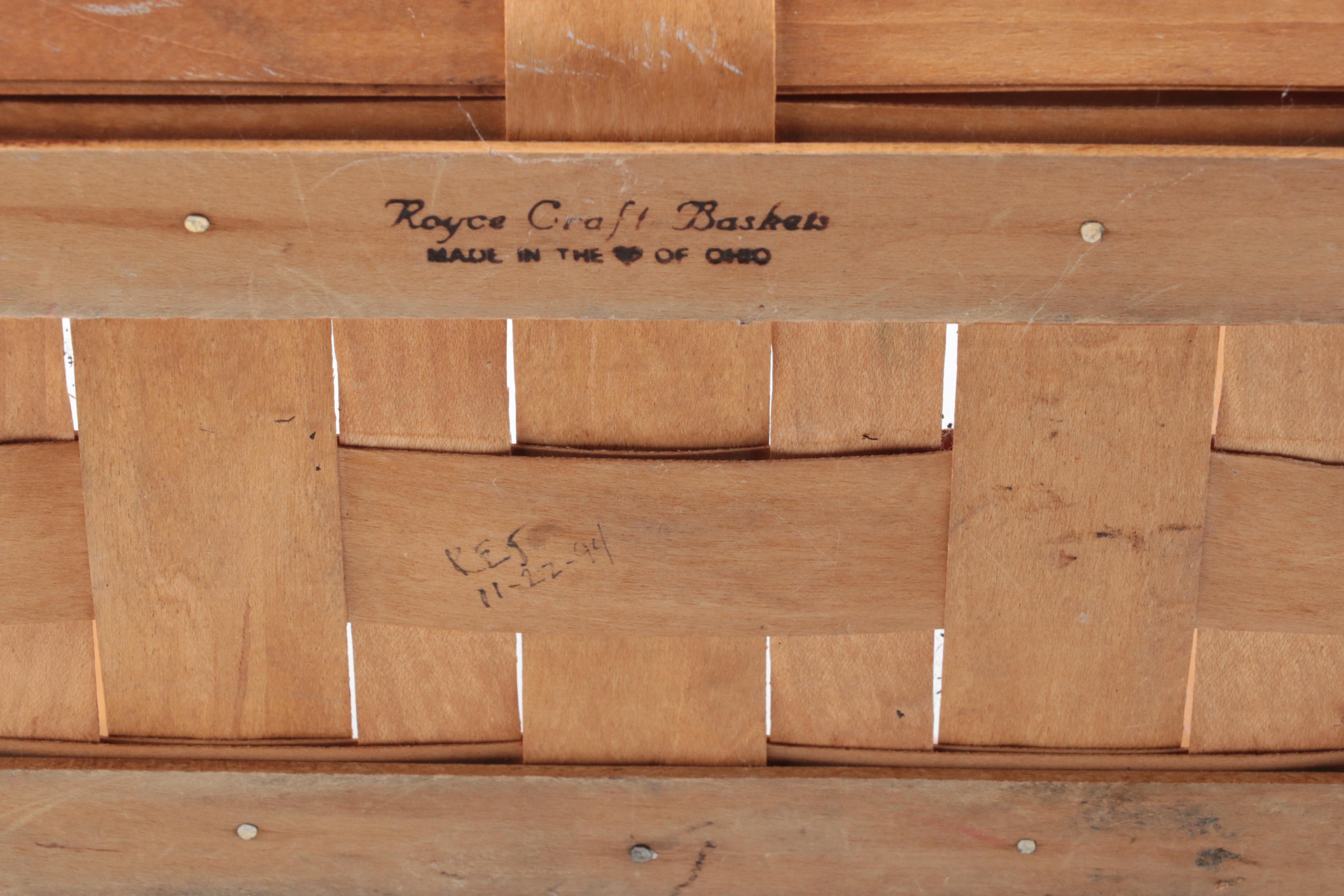 Longaberger and Royce Craft Basket Collection