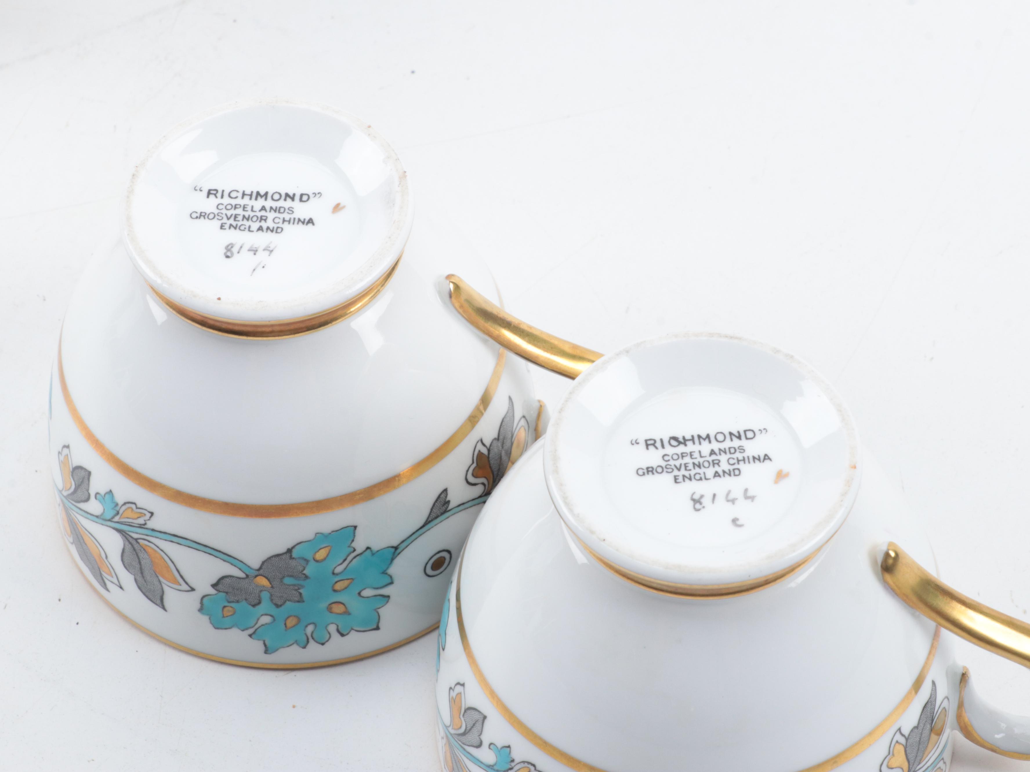 Copelands "Richmond" Grosvenor China 30-Piece Set