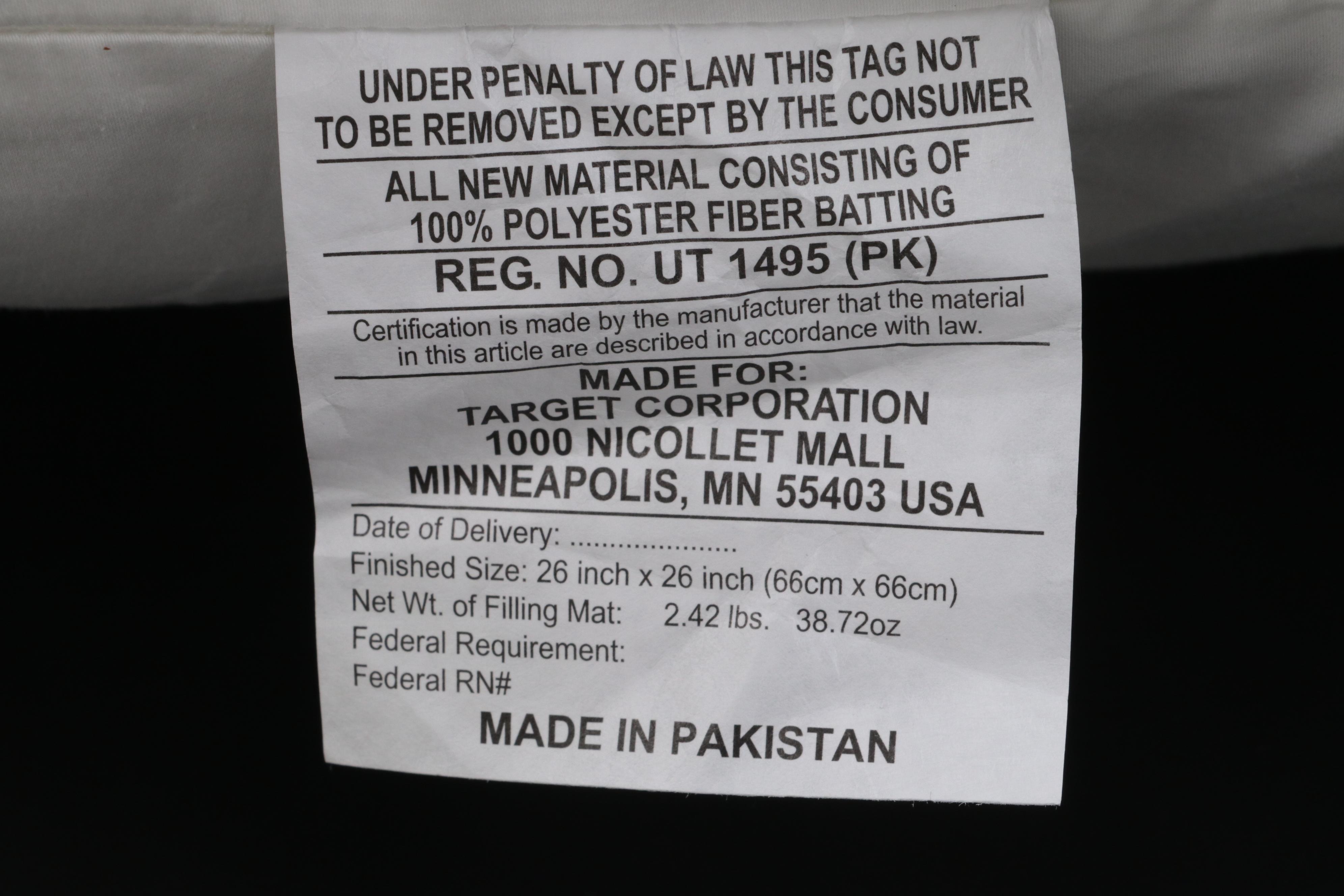 Three Threshold Signature Black Border Euro Bed Pillows