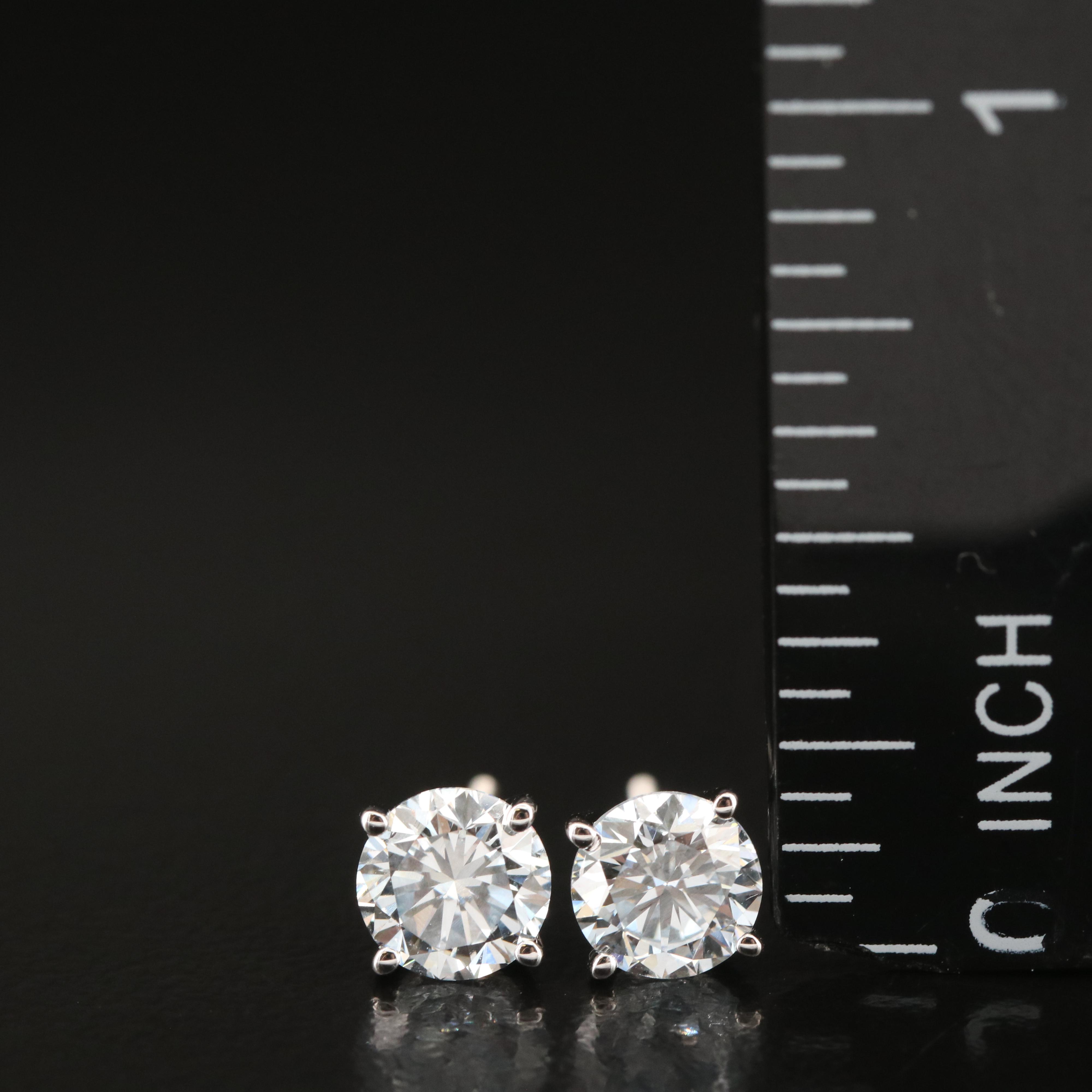 14K 1.30 CTW Lab Grown Diamond Stud Earrings